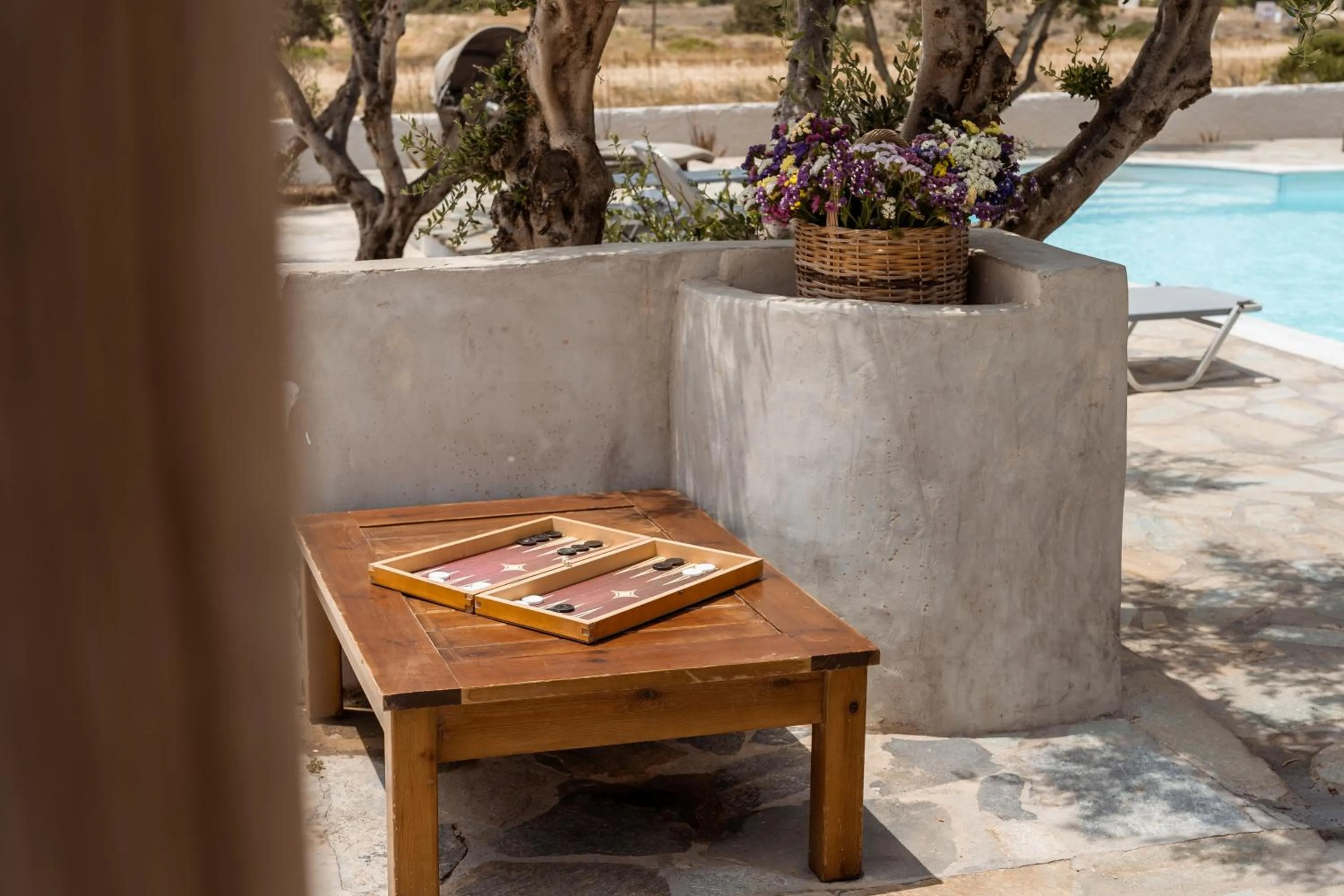 Patio in Diamantis Studios&Apartments