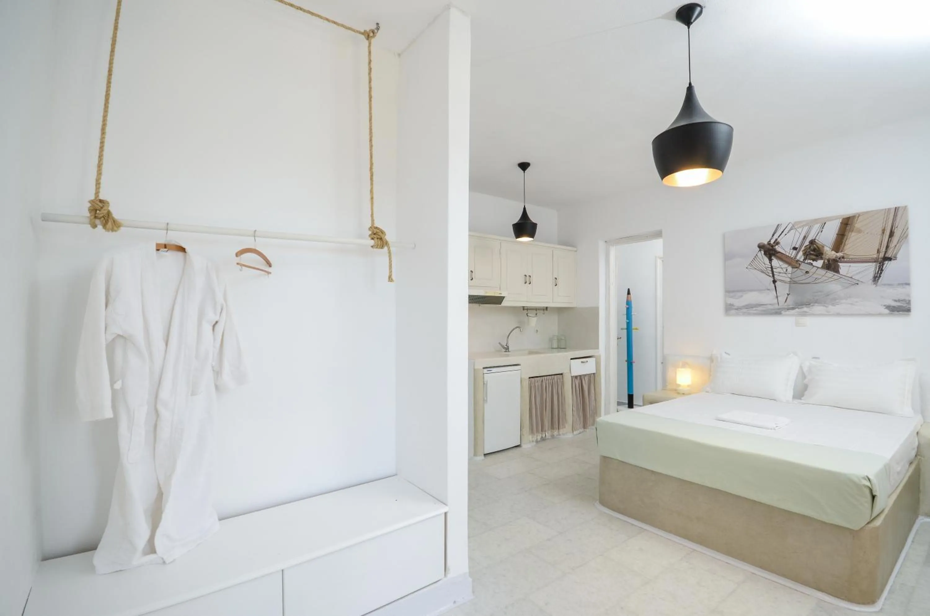 Bed in Diamantis Studios&Apartments