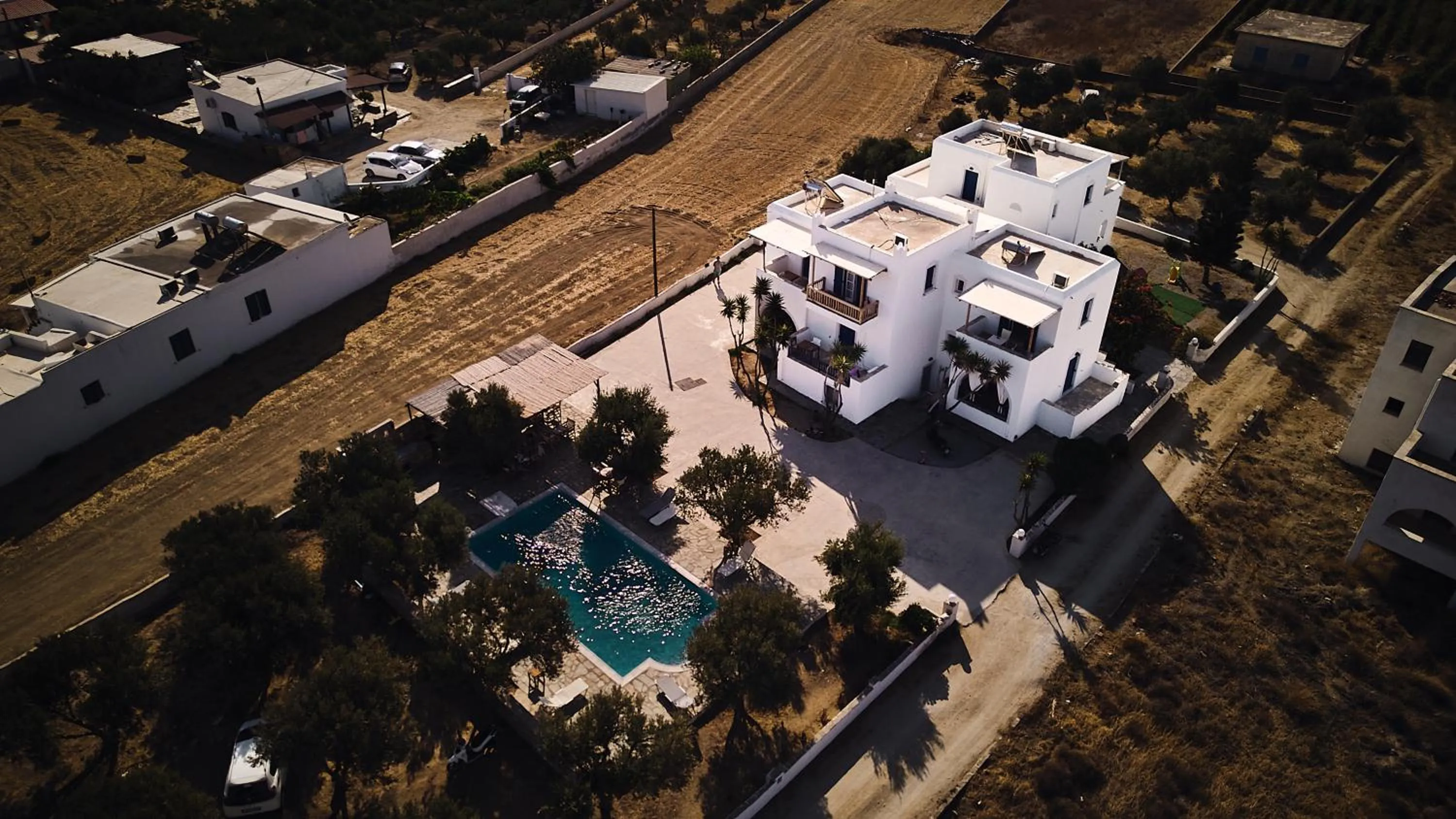 Bird's eye view in Diamantis Studios&Apartments