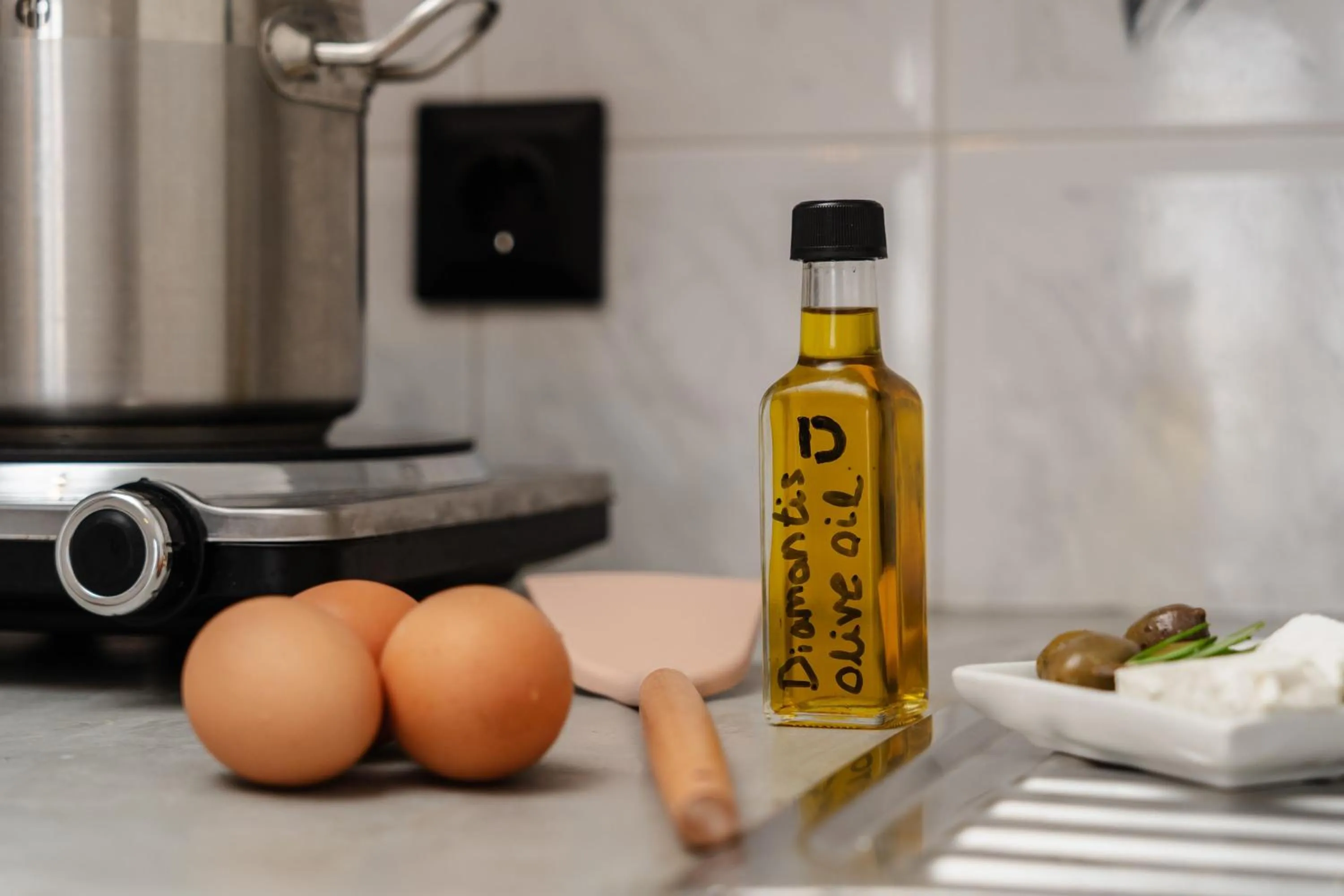 Kitchen or kitchenette in Diamantis Studios&Apartments