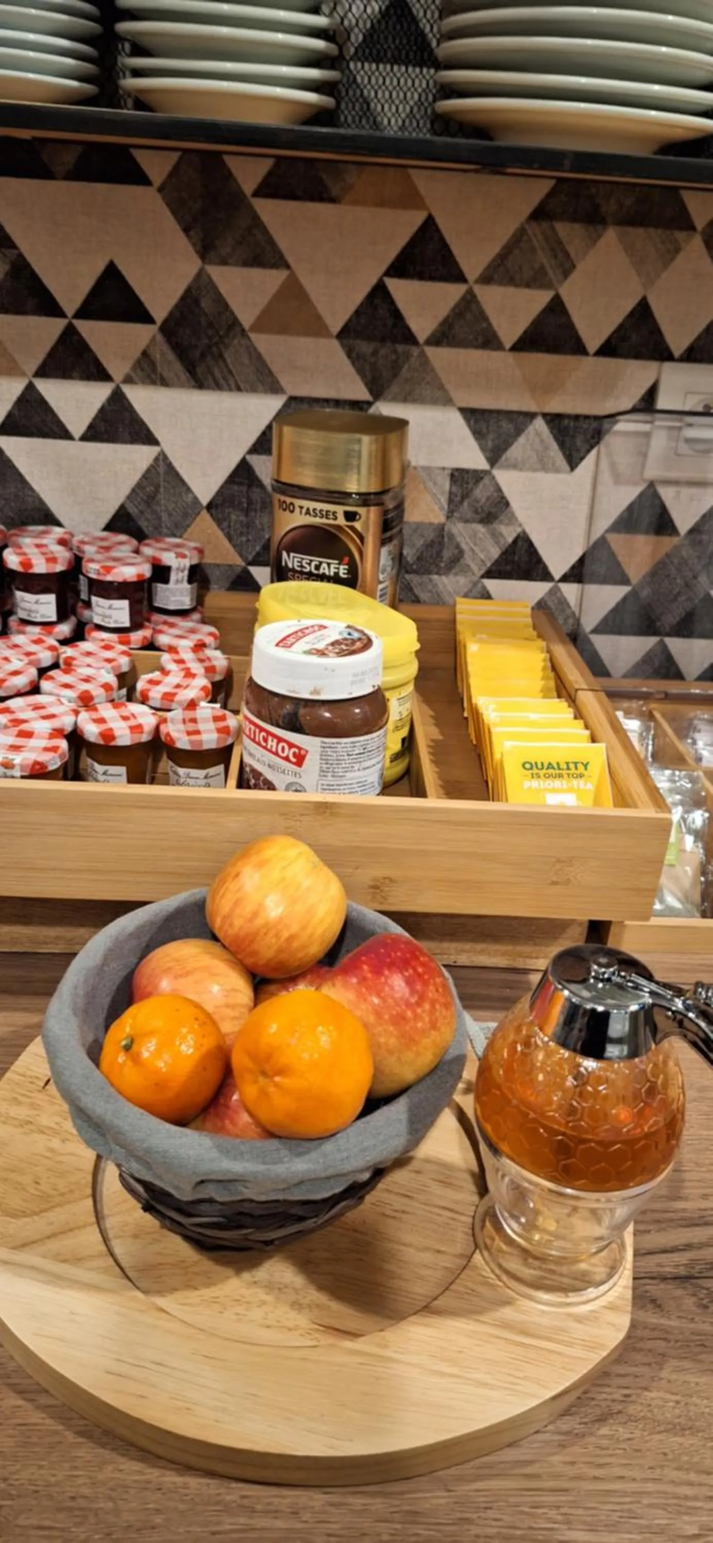 Breakfast in hôtel- restaurant le Saint Quentin