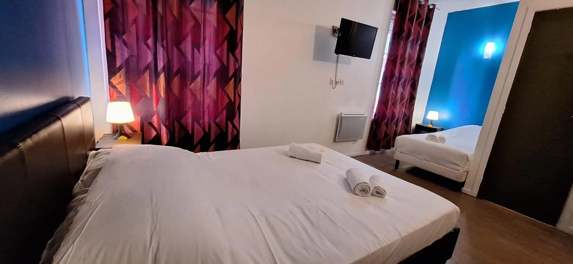 Bed in hôtel- restaurant le Saint Quentin