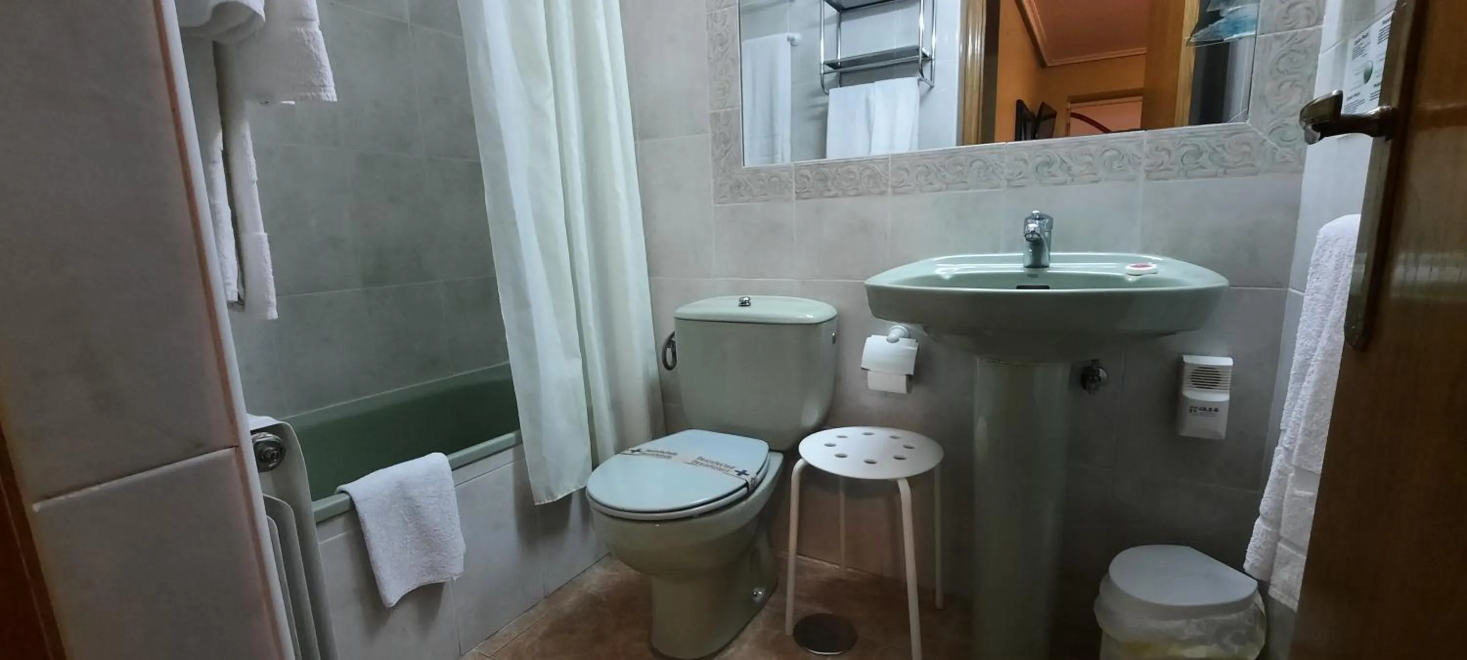 Bathroom in Hostería La Casona