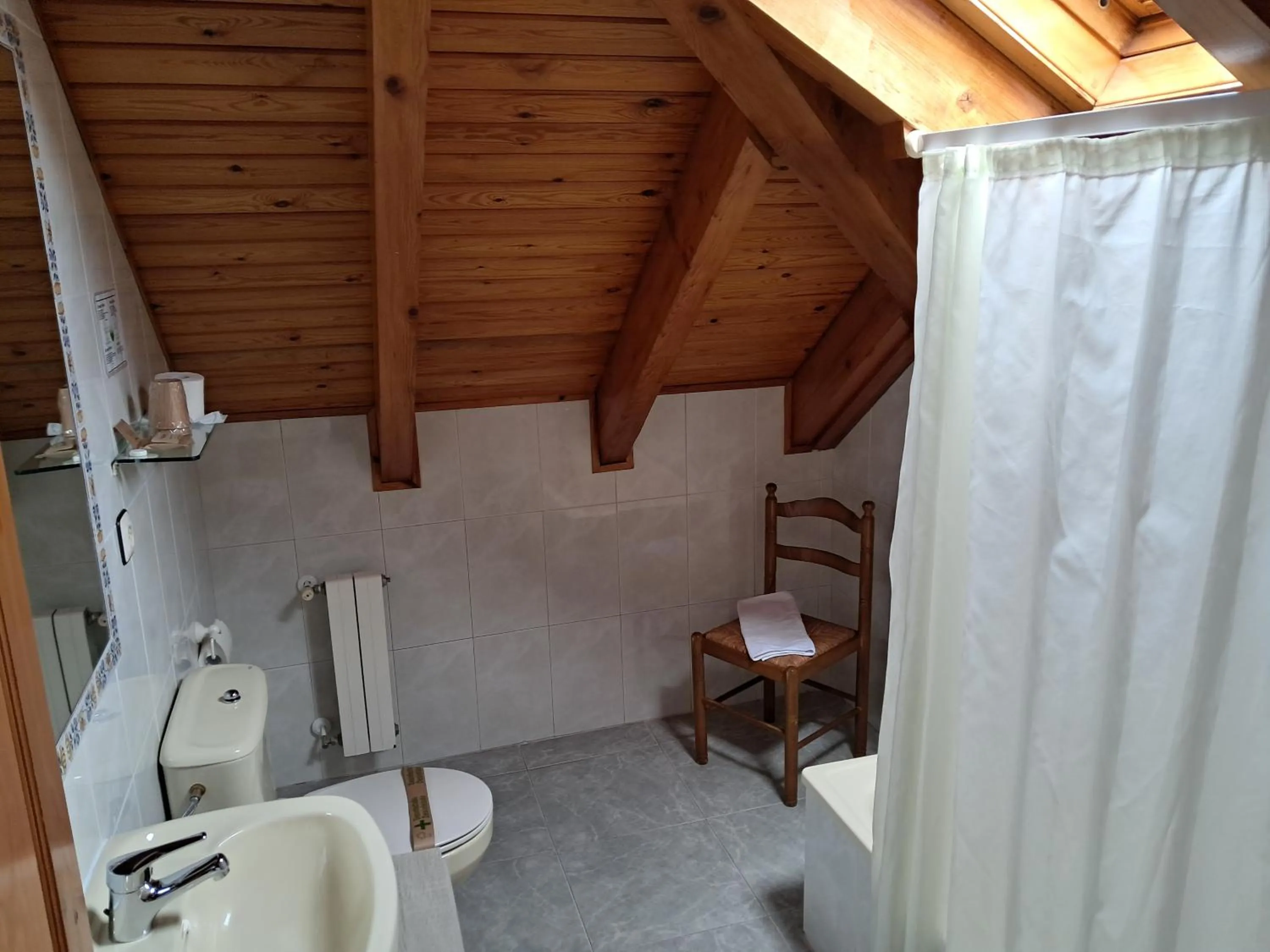 Bathroom in Hostería La Casona