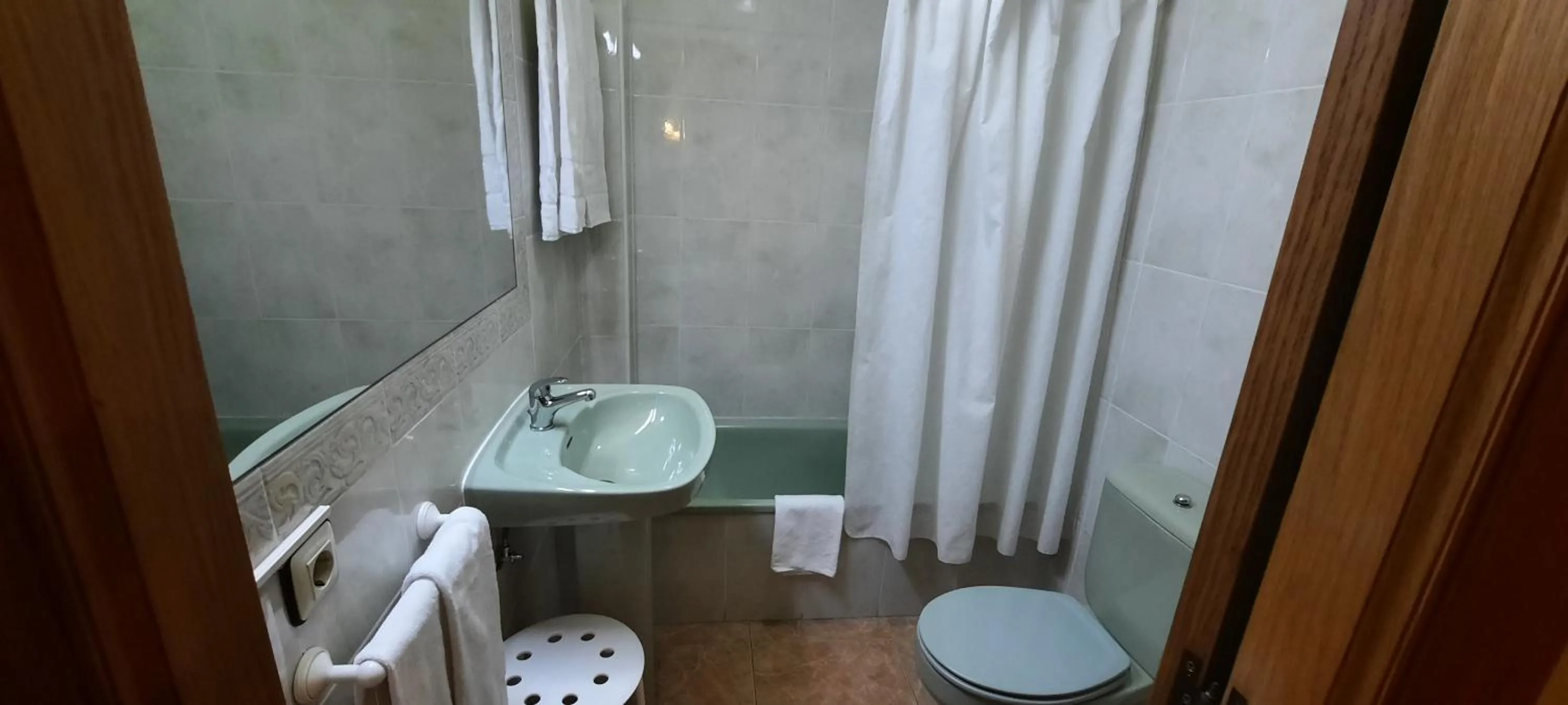 Bathroom in Hostería La Casona