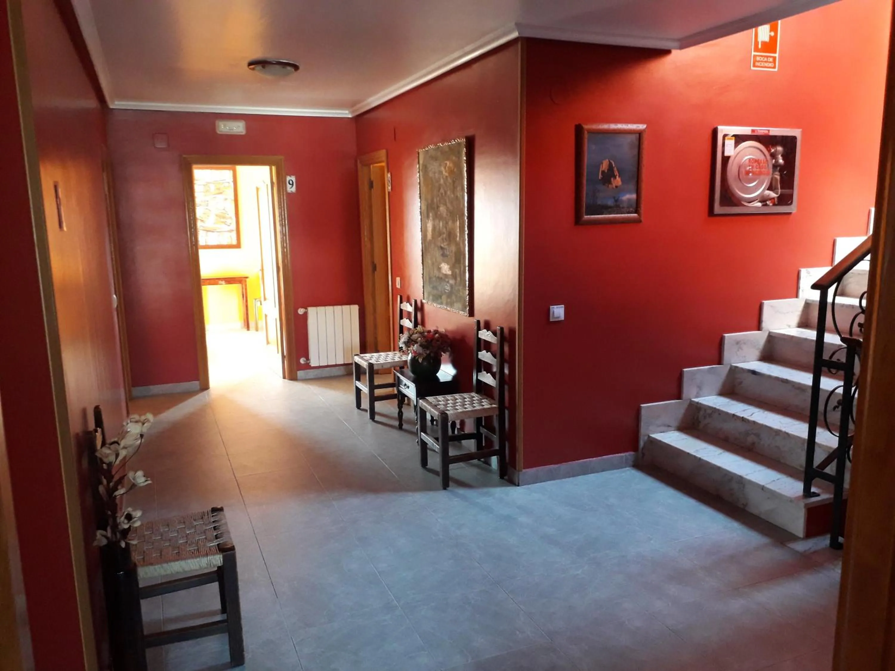 Area and facilities in Hostería La Casona