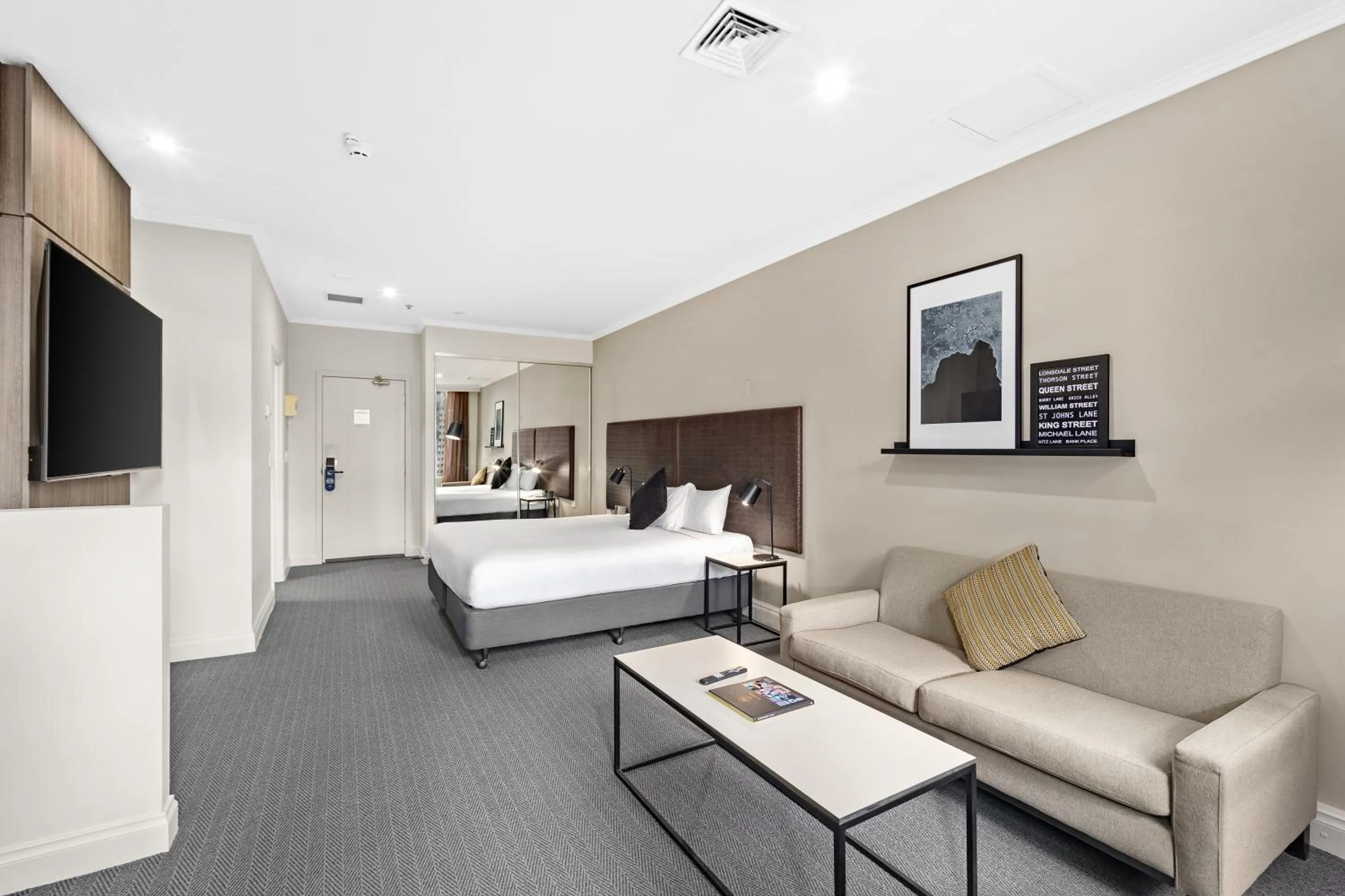 Bed in Melbourne City Suites
