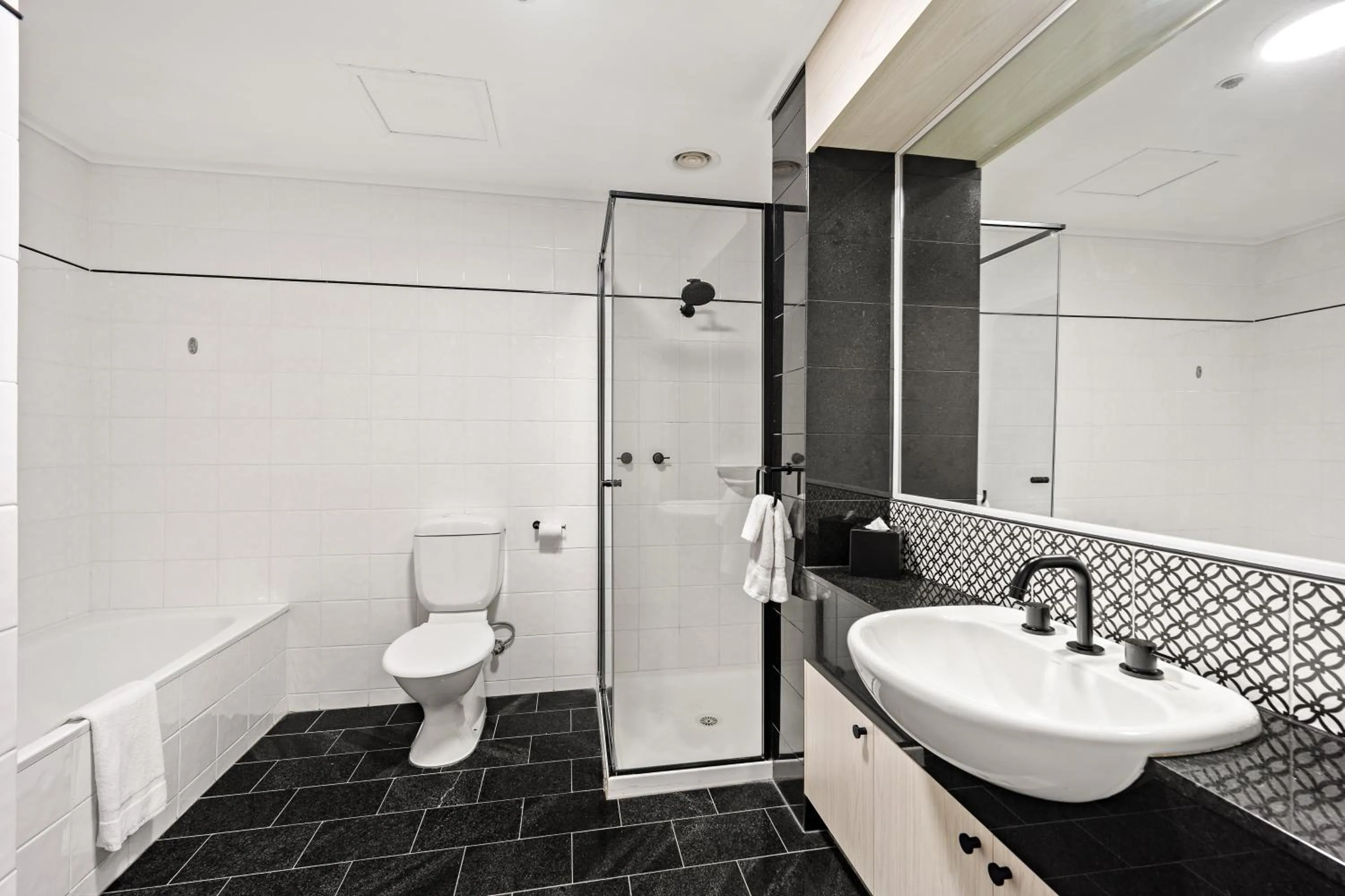 Shower in Melbourne City Suites