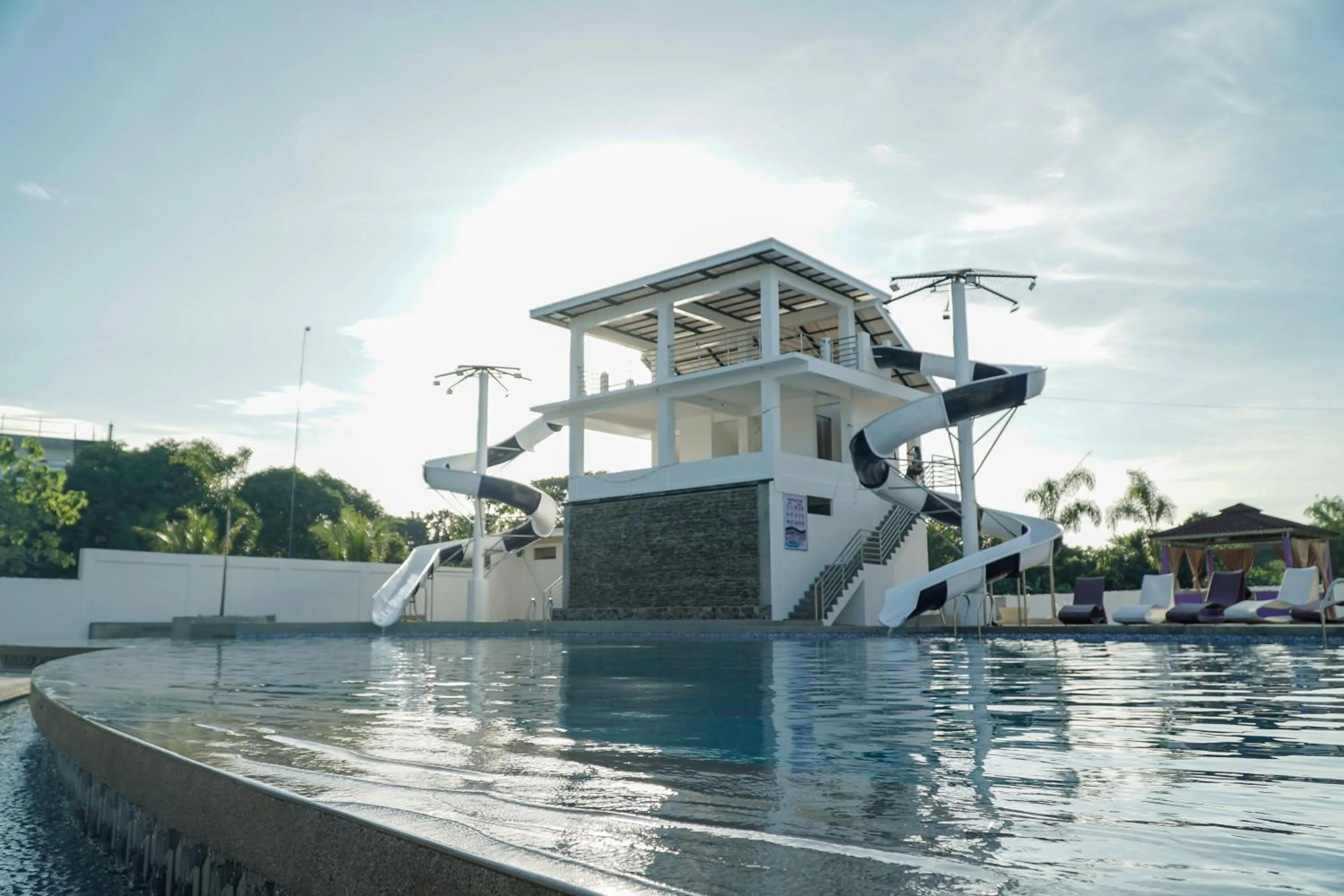 Day in The Blessed Purple Bamboo Beach Resort