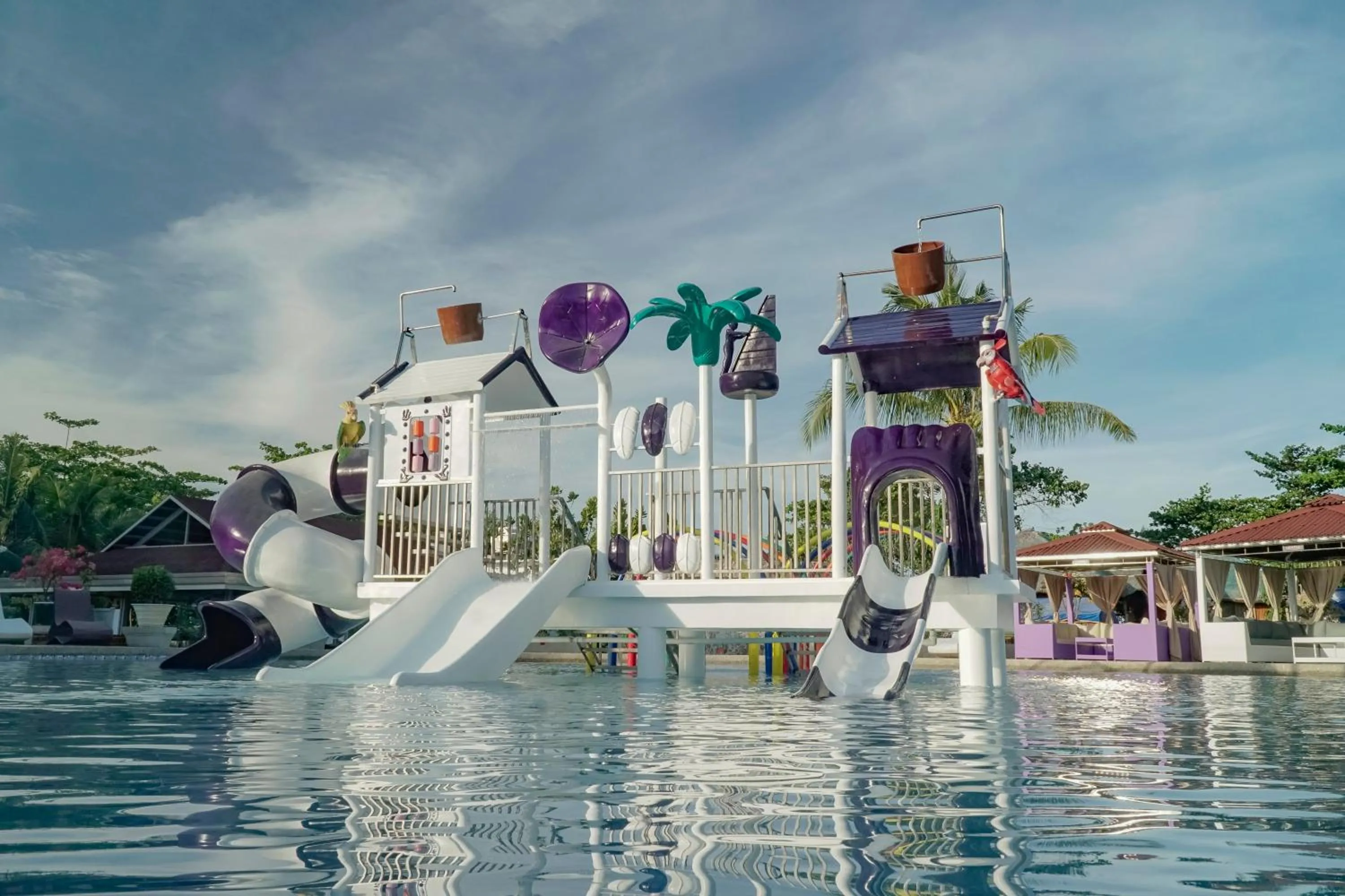 Swimming pool in The Blessed Purple Bamboo Beach Resort