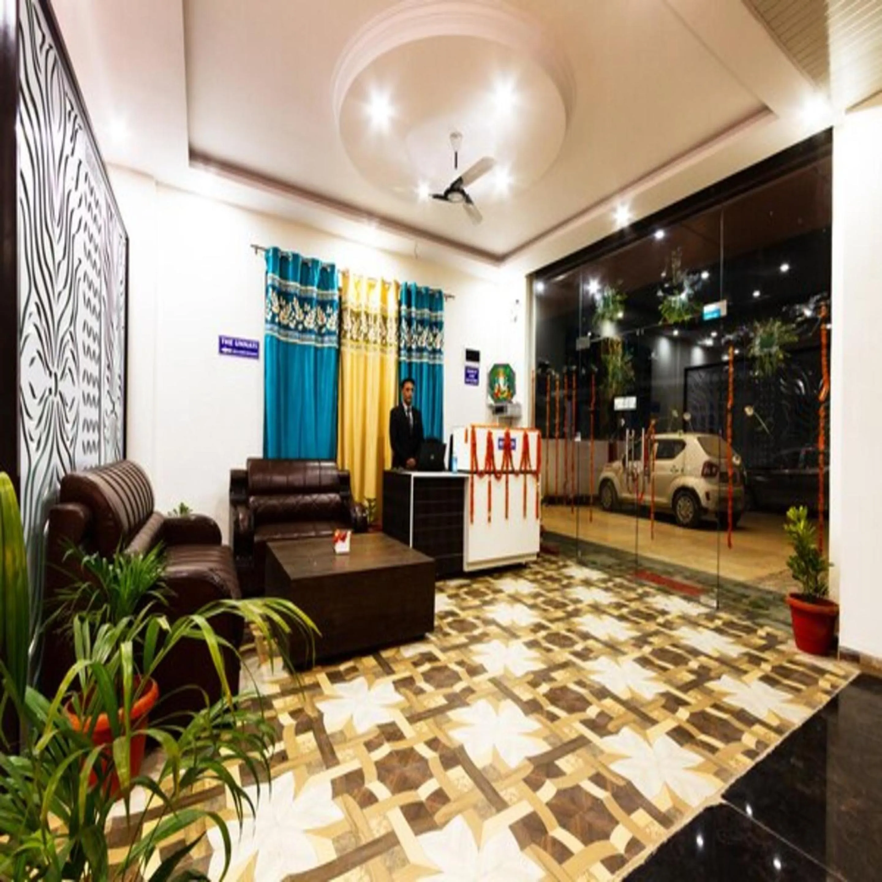 Lobby or reception in Hotel Roop