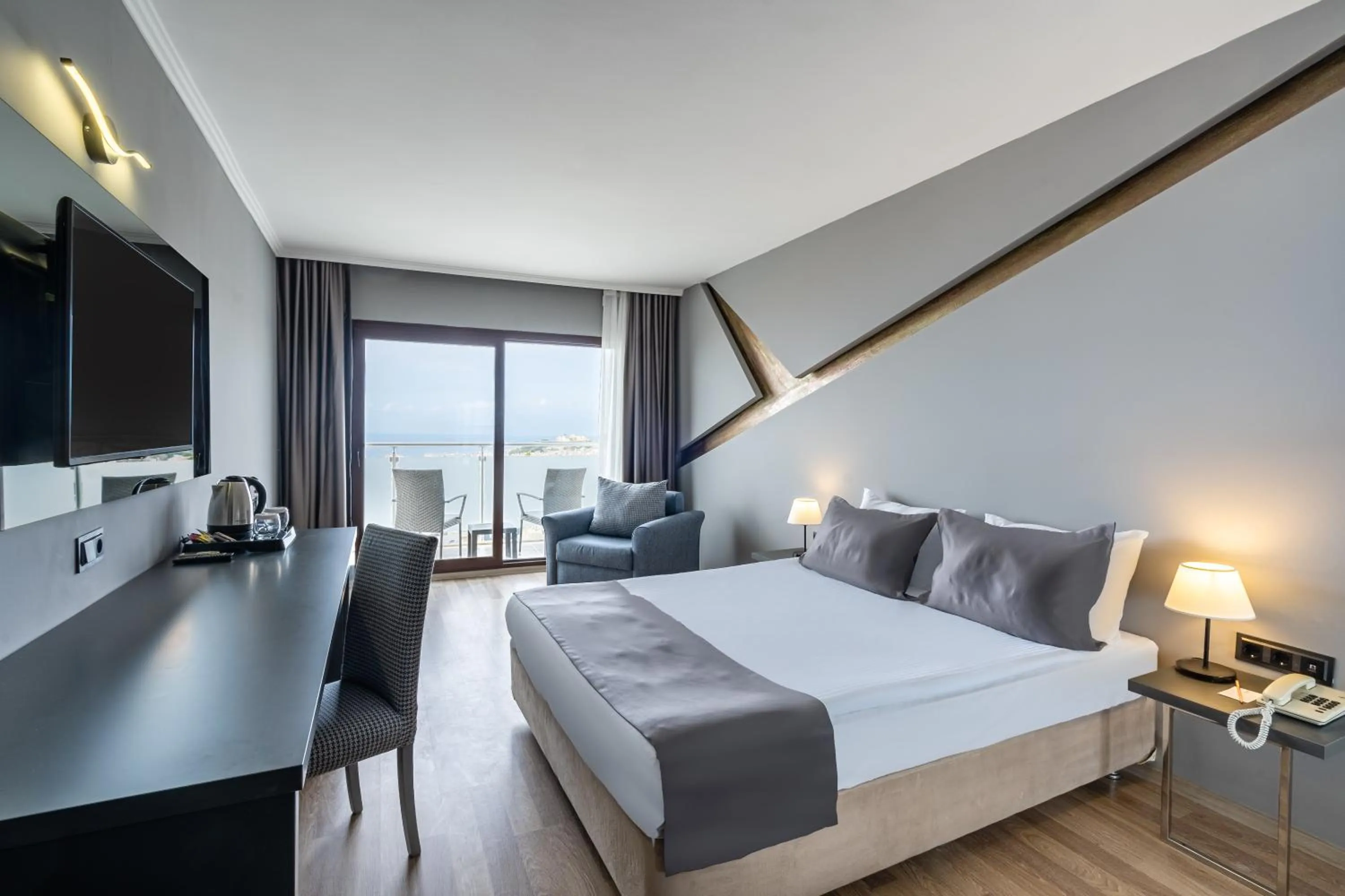 Bed in Odelia Resort Hotel