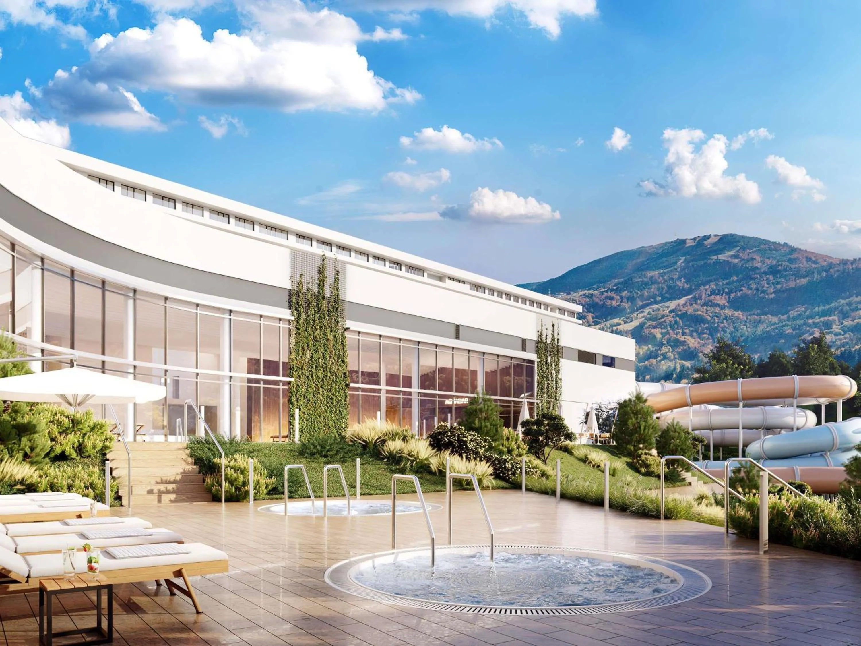 Pool view in Mercure Szczyrk Resort