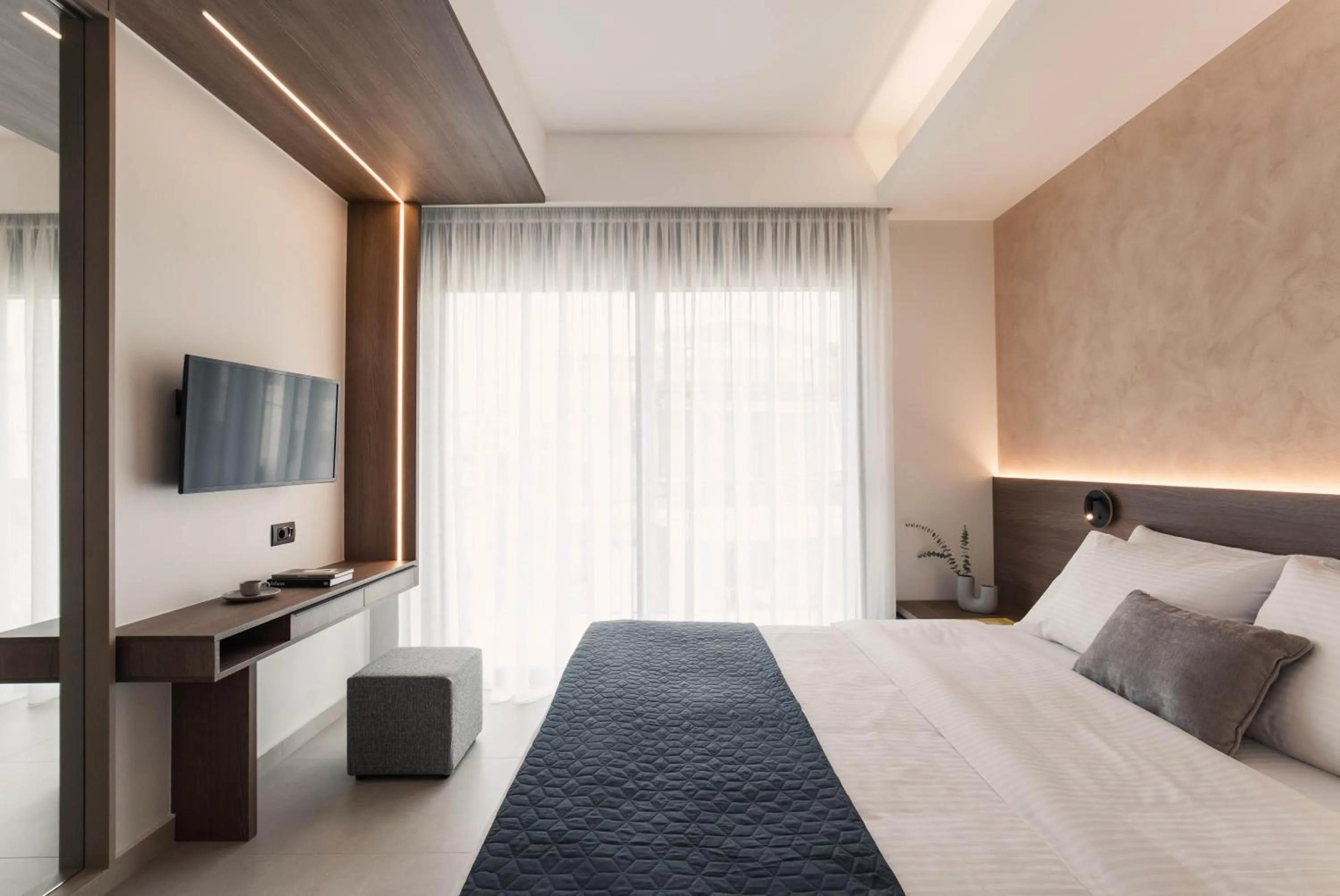 Bedroom, Bed in Chania Elegance Suites