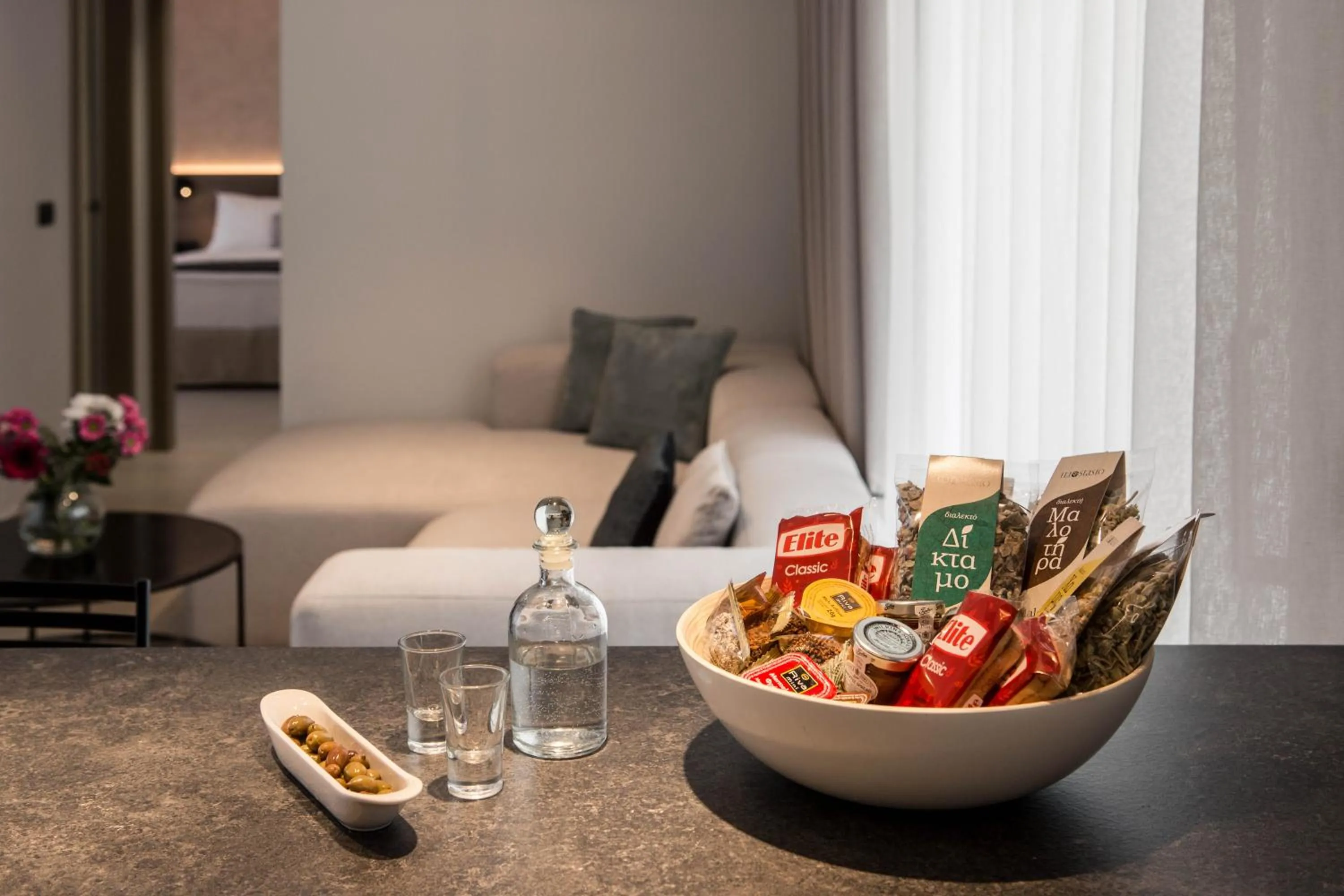 Food and drinks in Chania Elegance Suites