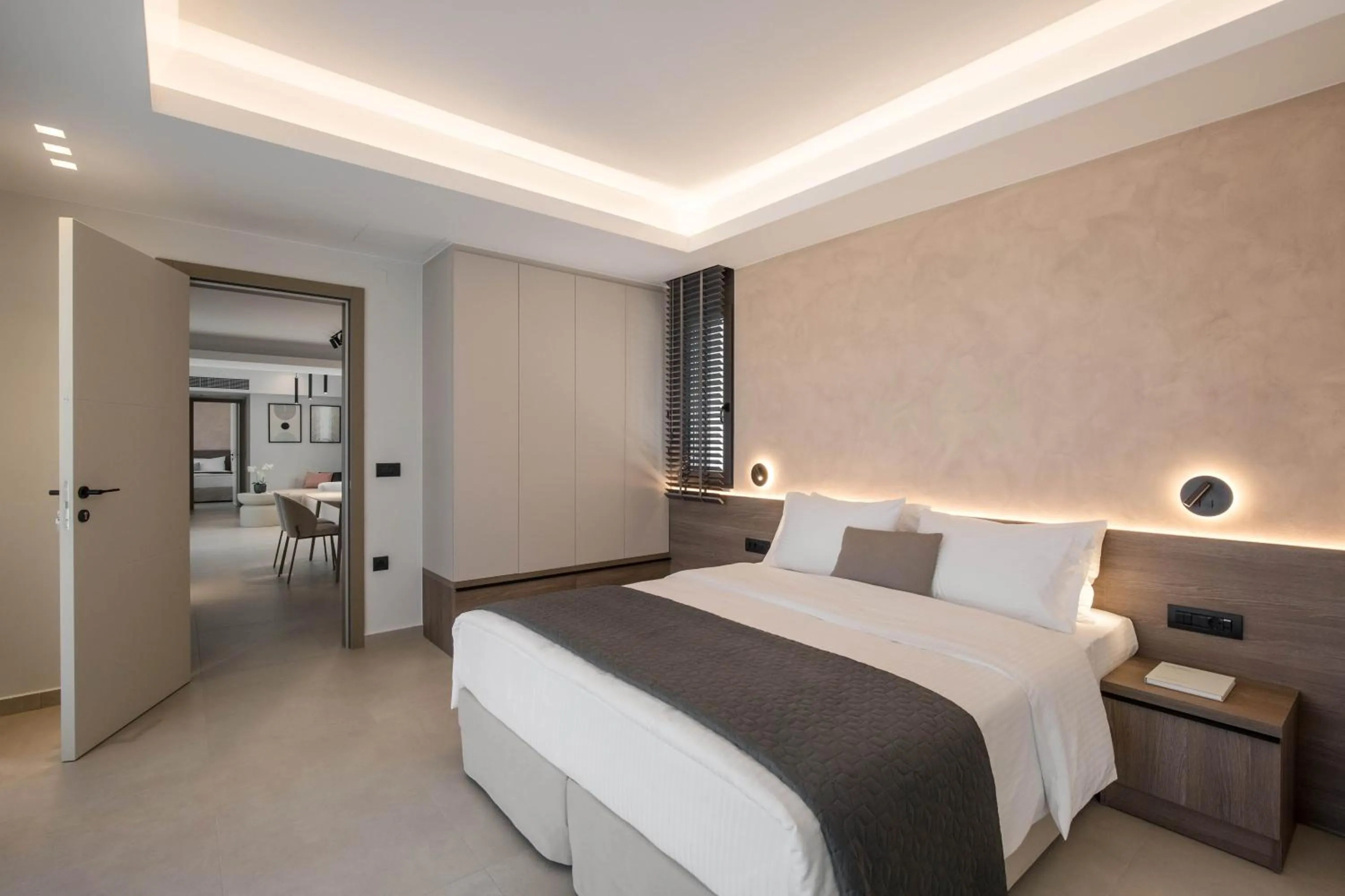 Bedroom, Bed in Chania Elegance Suites