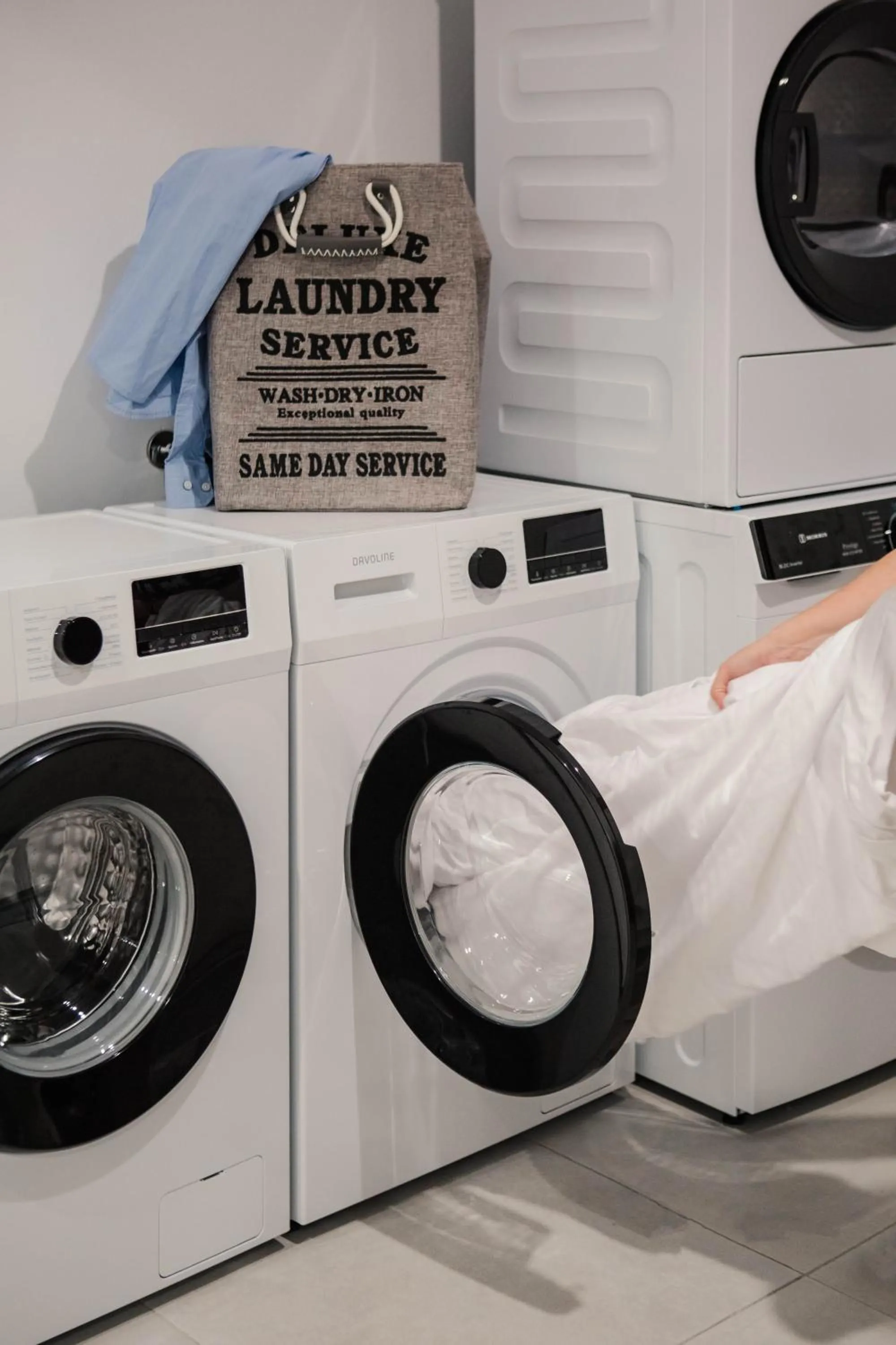 washing machine in Chania Elegance Suites