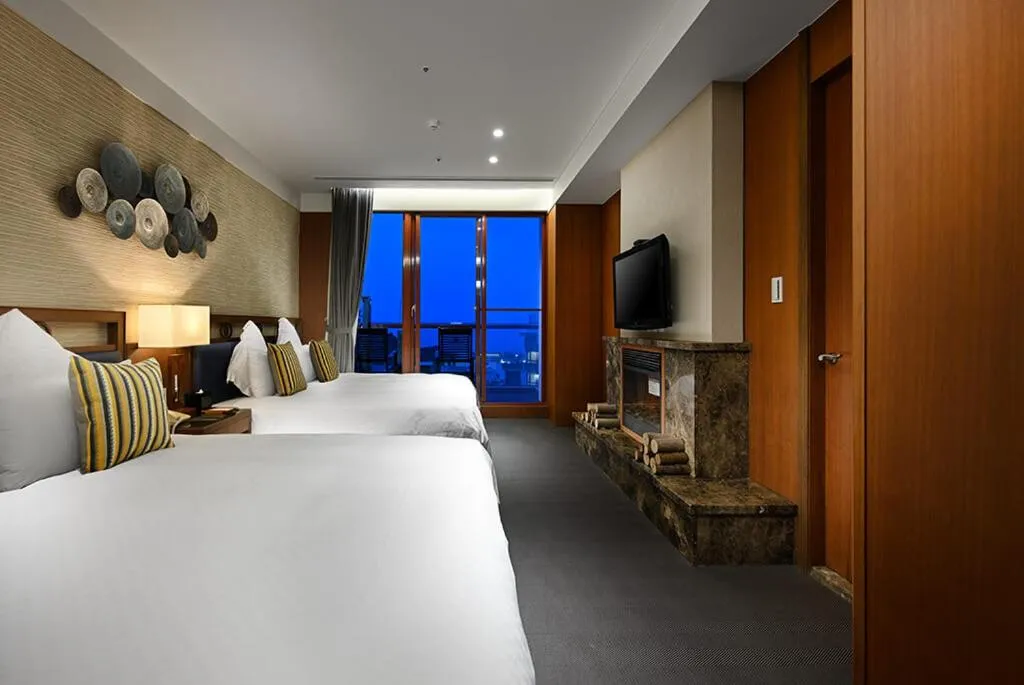 Bed in Alishan Hotel