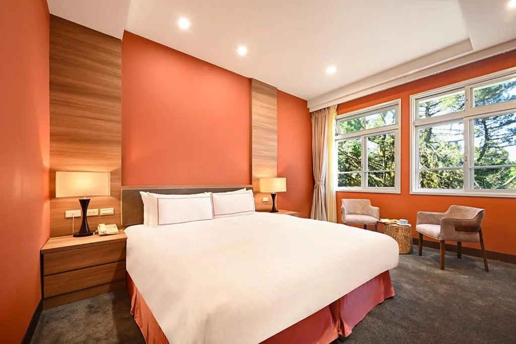 Bed in Alishan Hotel