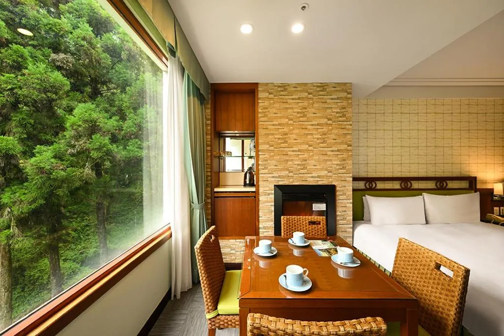 Bed in Alishan Hotel