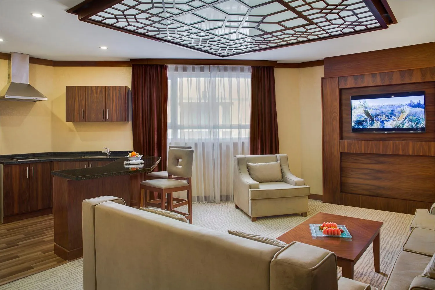 Bed in Cristal Erbil Hotel