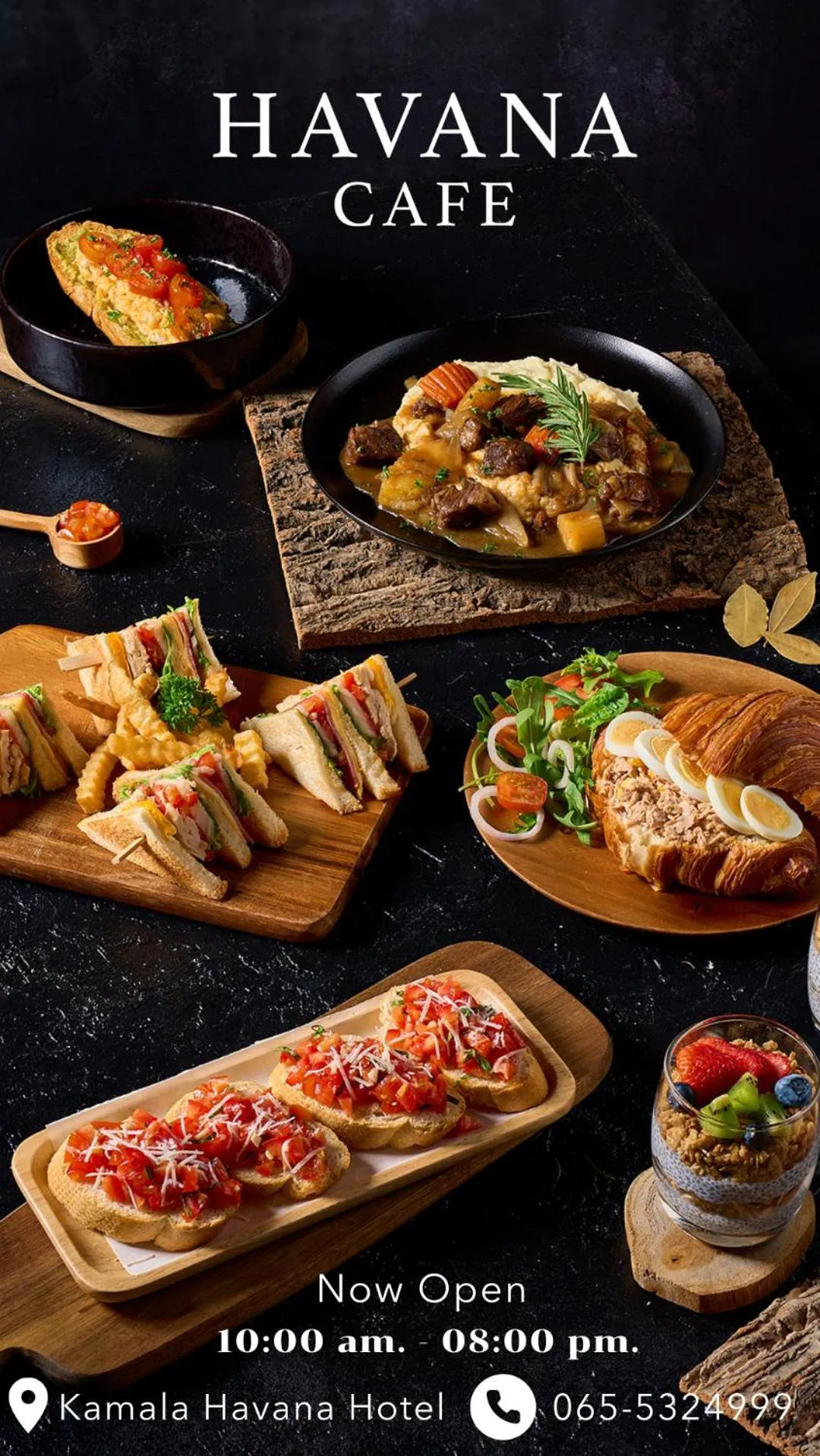 Food and drinks in Kamala Havana Hotel and Cafe