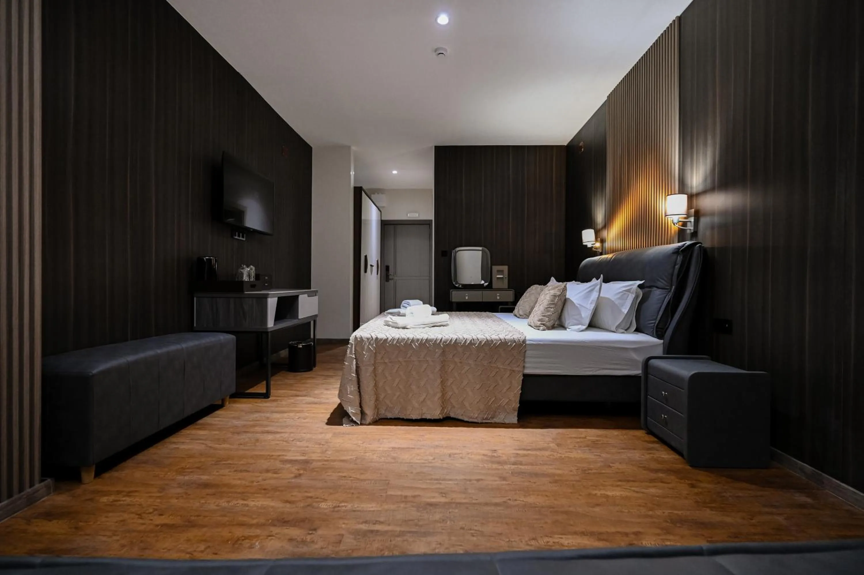 Bed in Grey Star Hotel