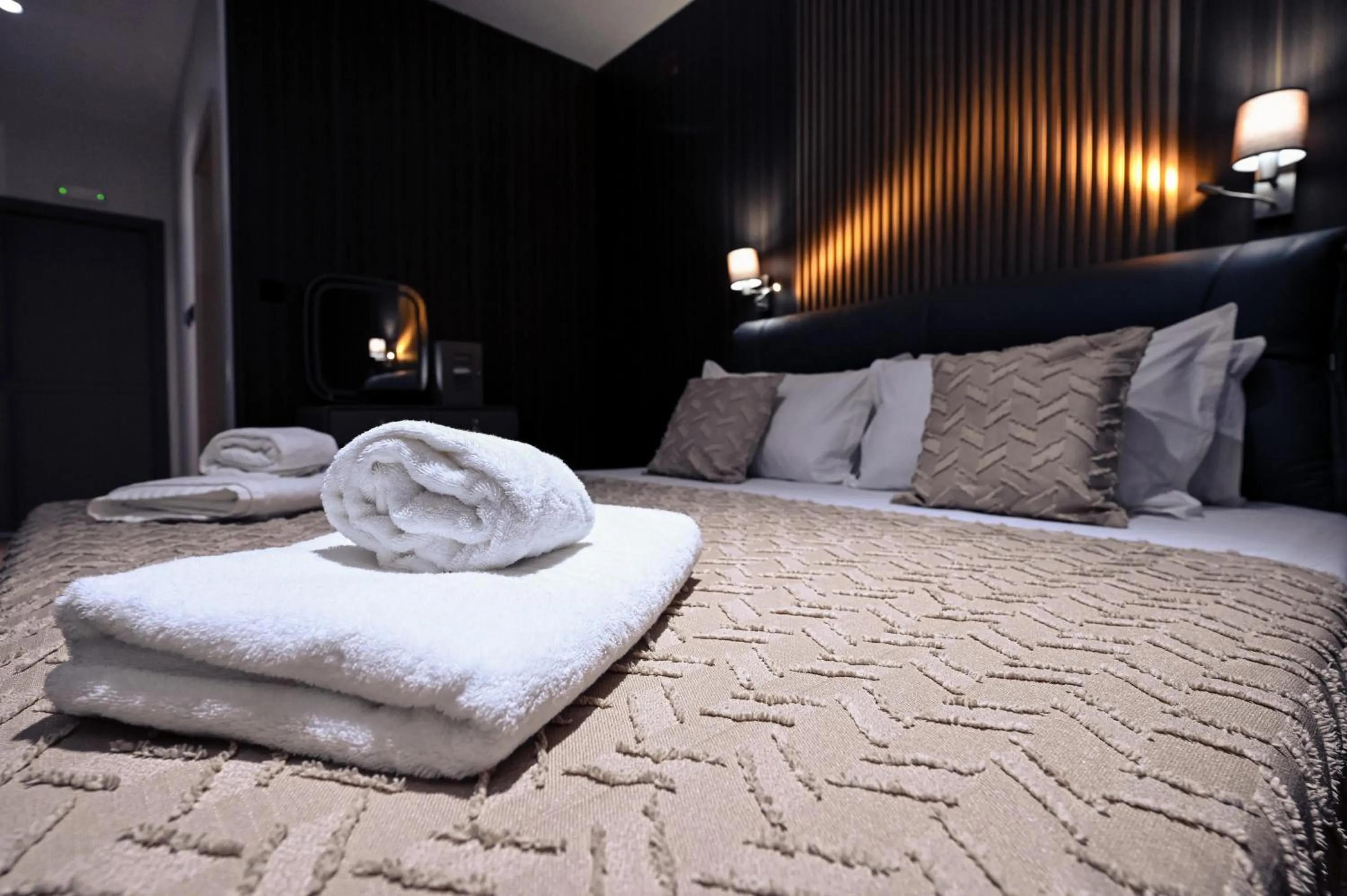 Bed in Grey Star Hotel