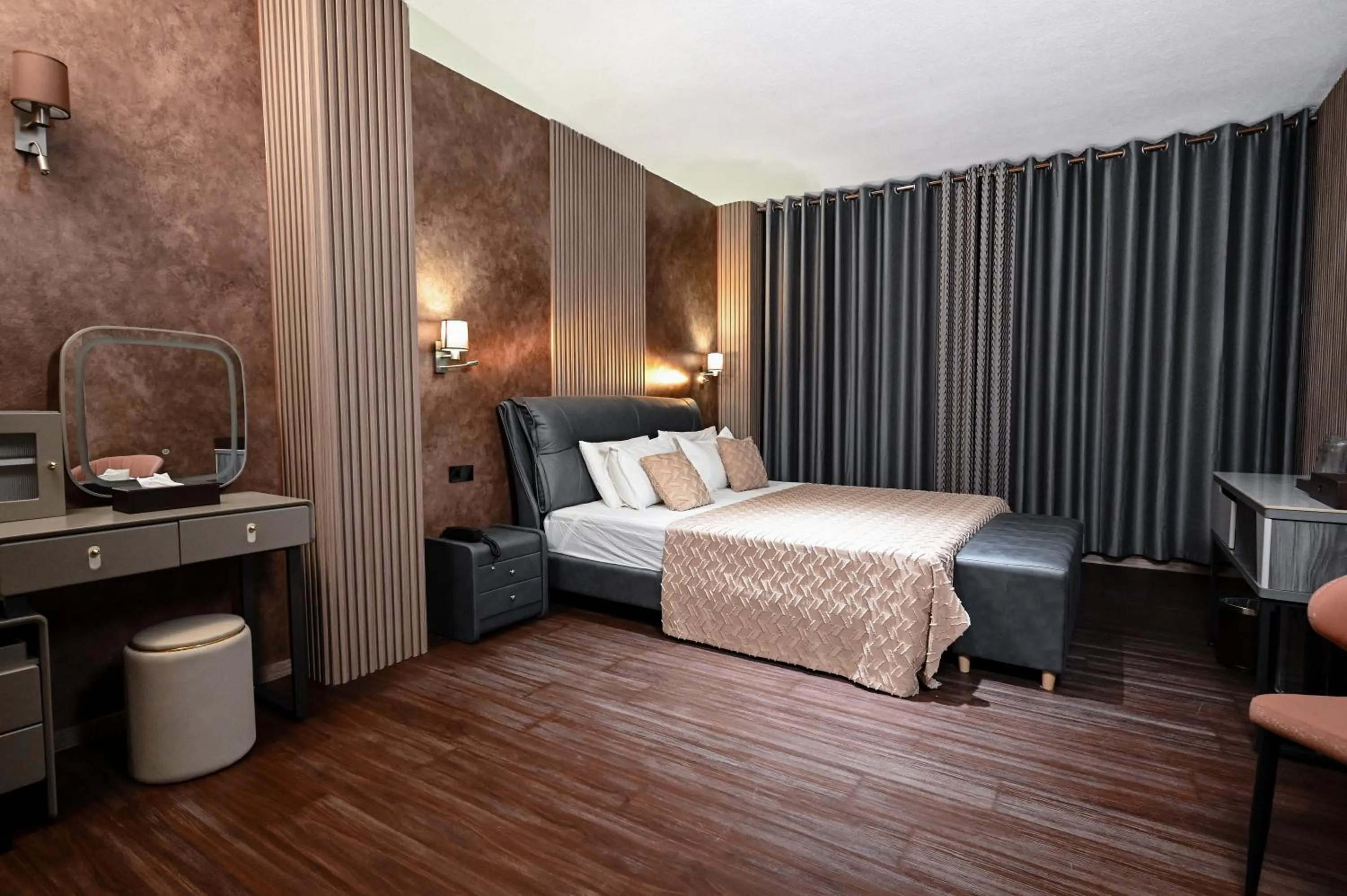 Bed in Grey Star Hotel