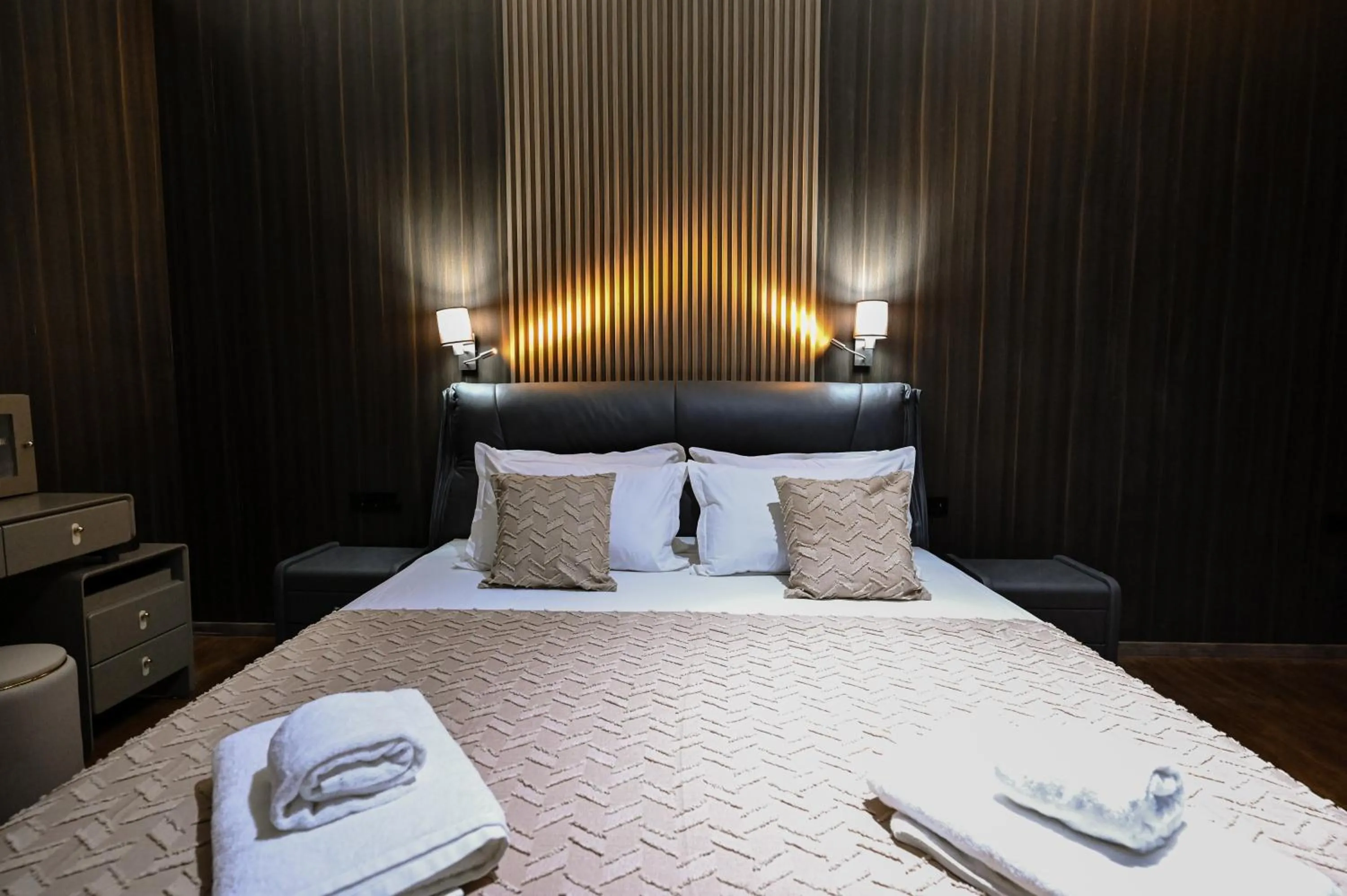 Bed in Grey Star Hotel