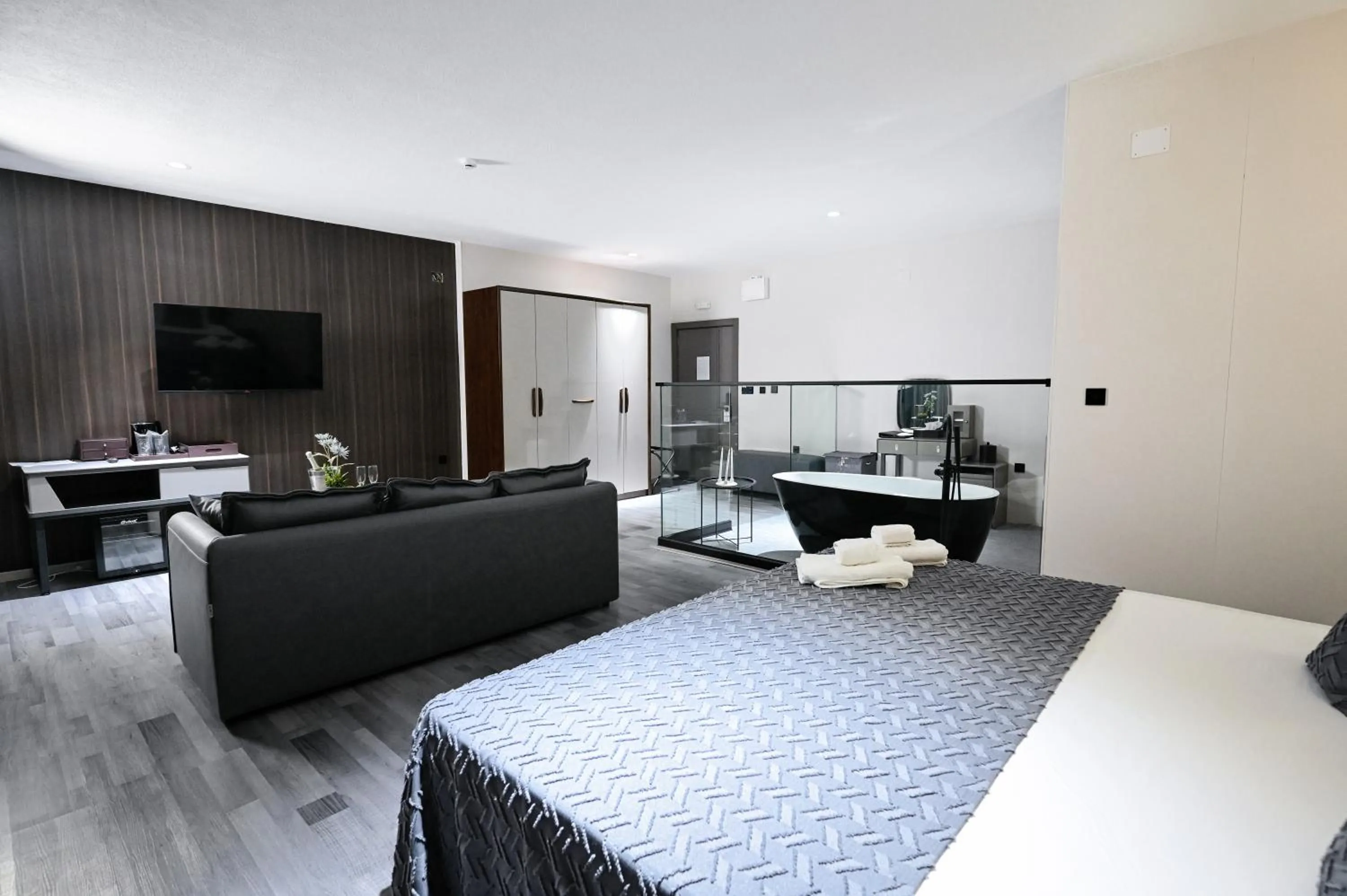 Bed in Grey Star Hotel