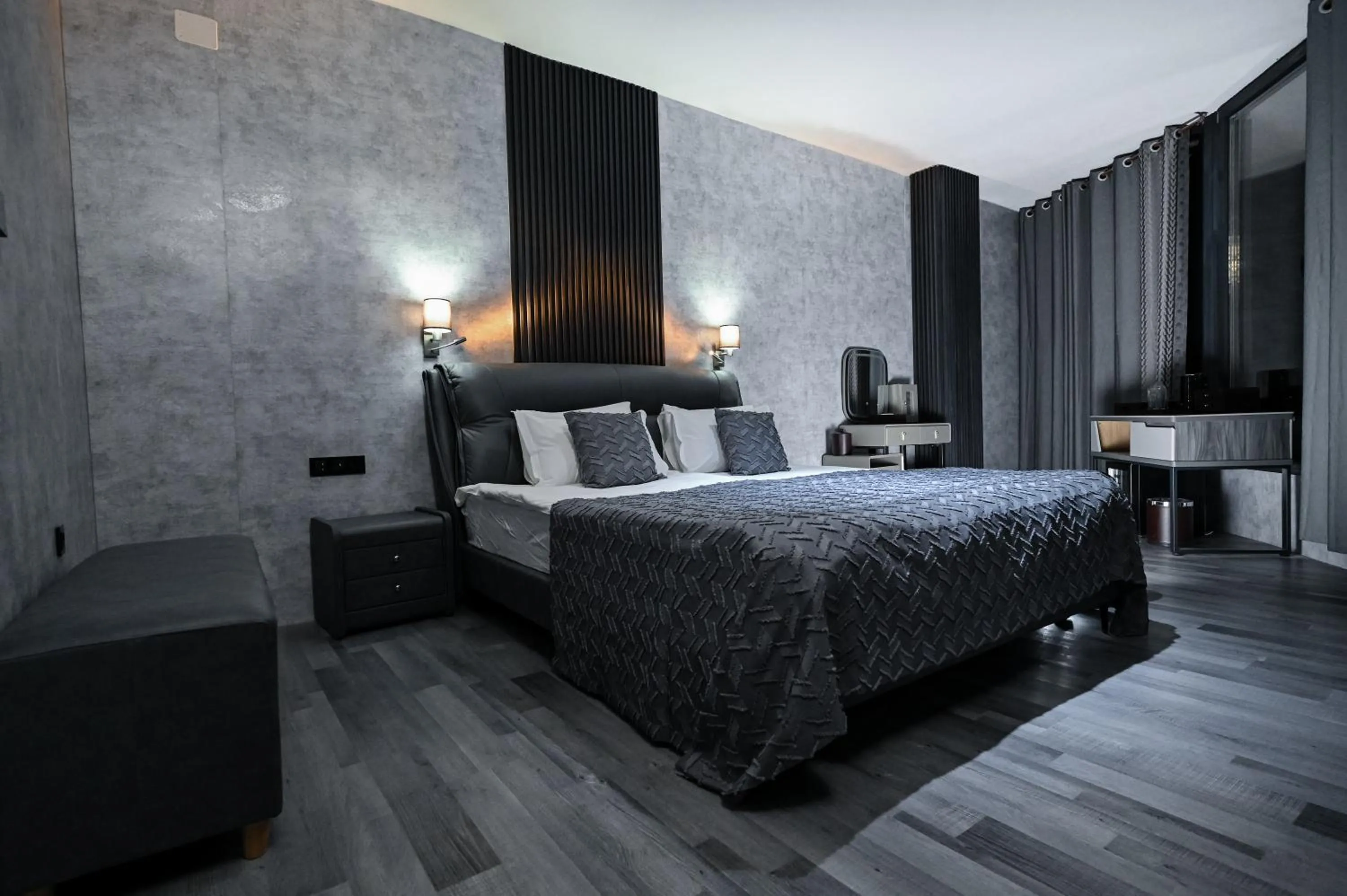 Bed in Grey Star Hotel