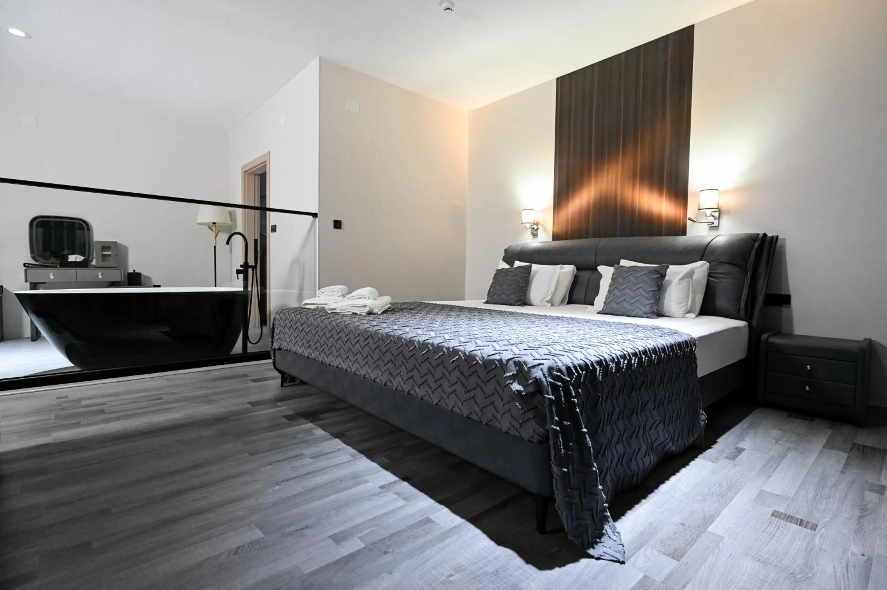 Bed in Grey Star Hotel