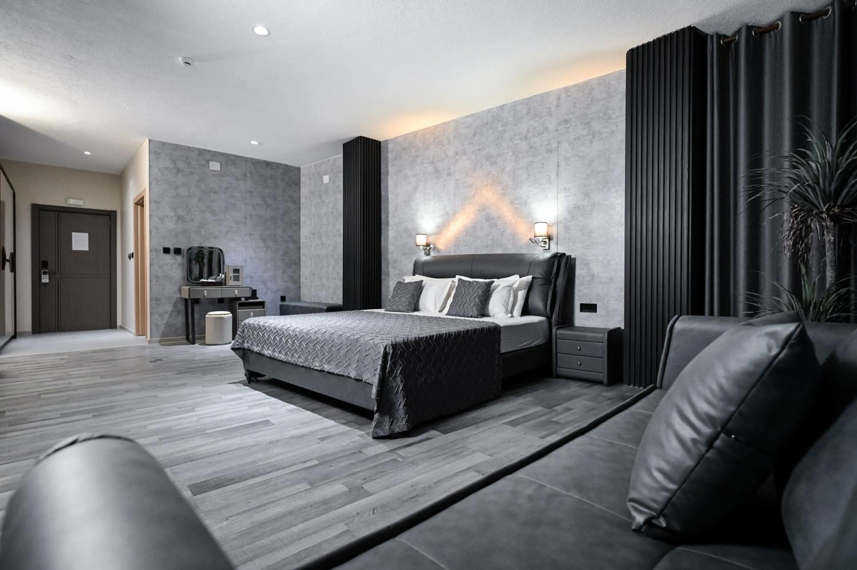 Bed in Grey Star Hotel