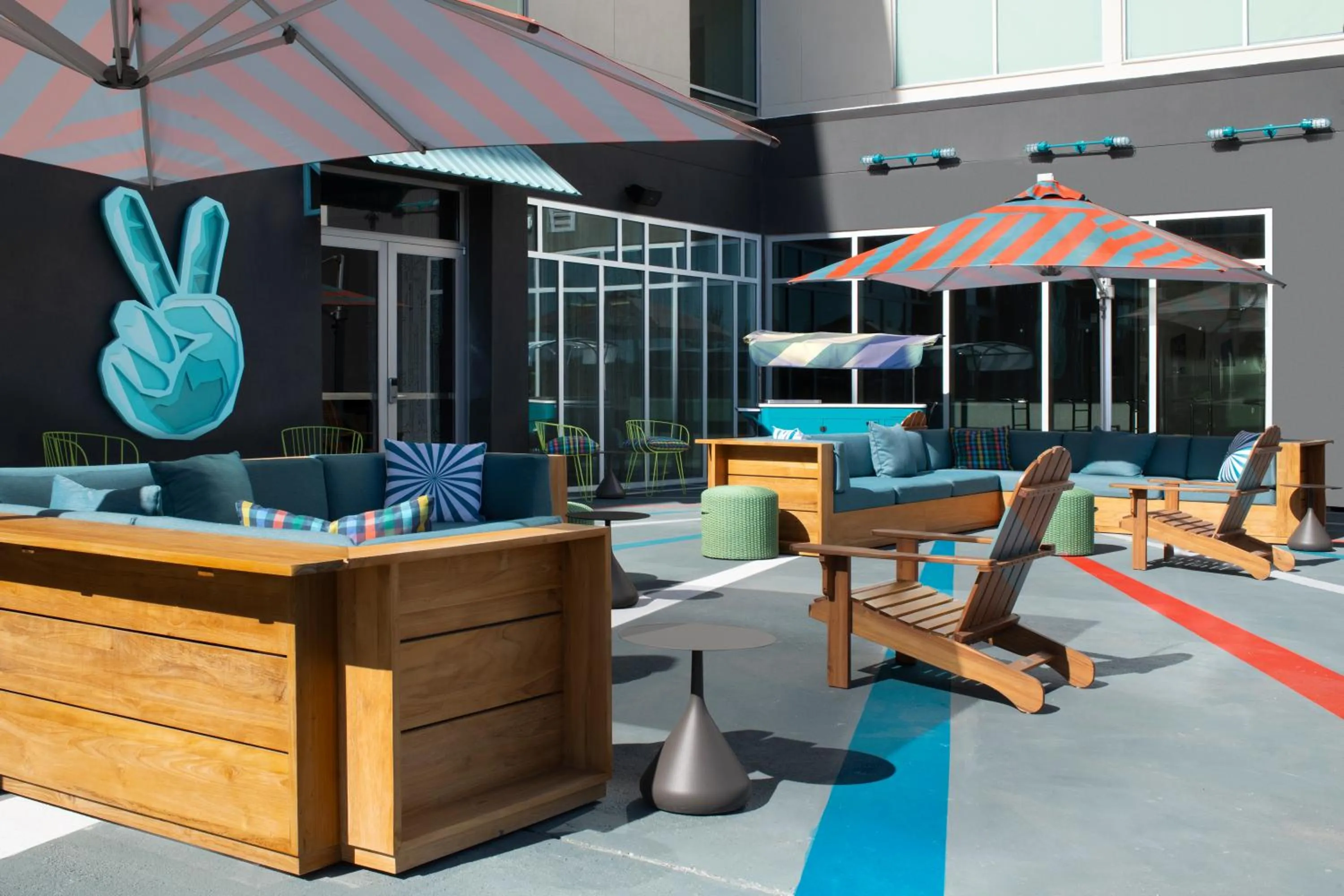 Patio in Aloft McAllen