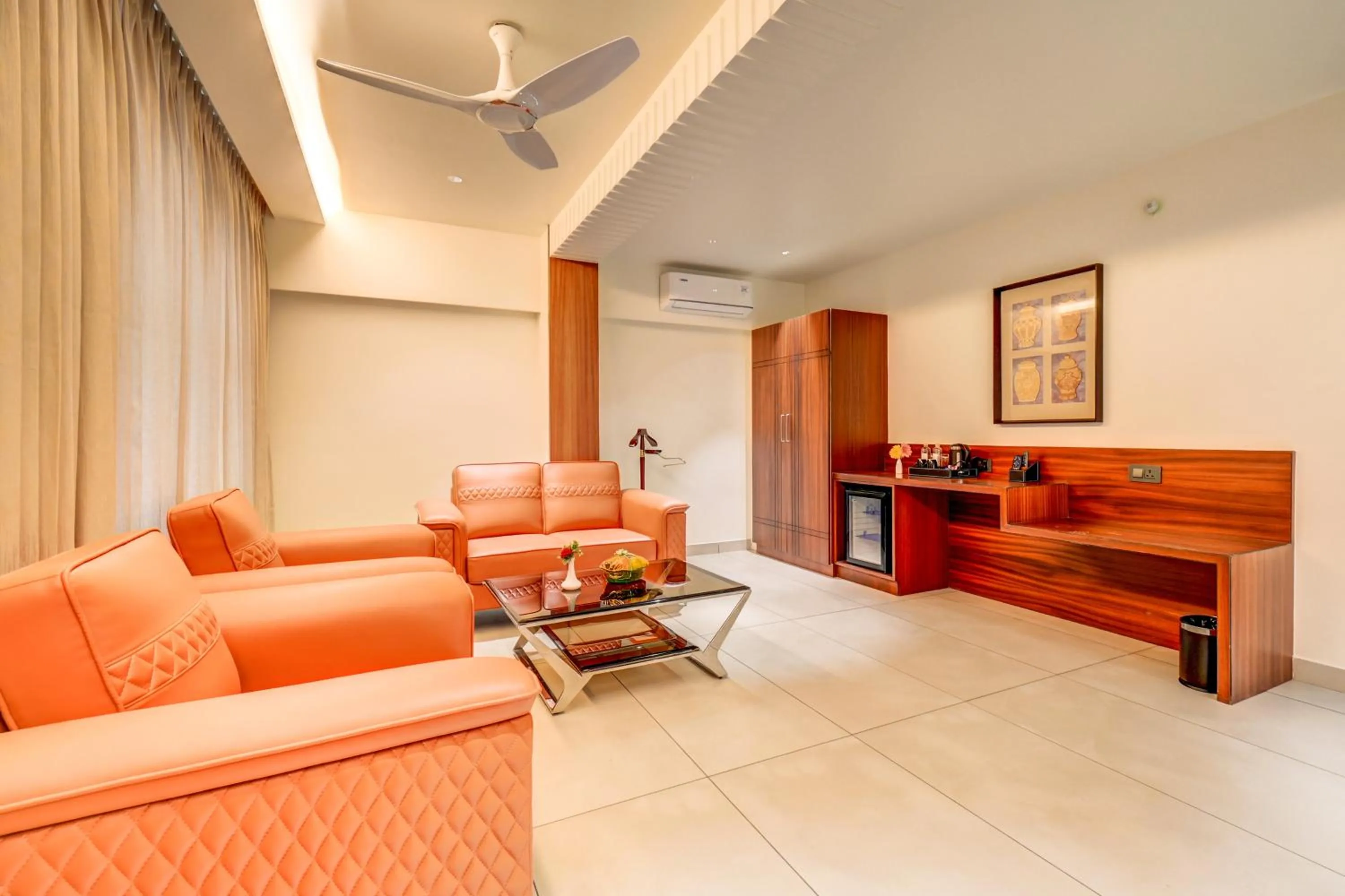 Living room in Hotel Hari Govindas Mysore - Explore the Heart of Mysore