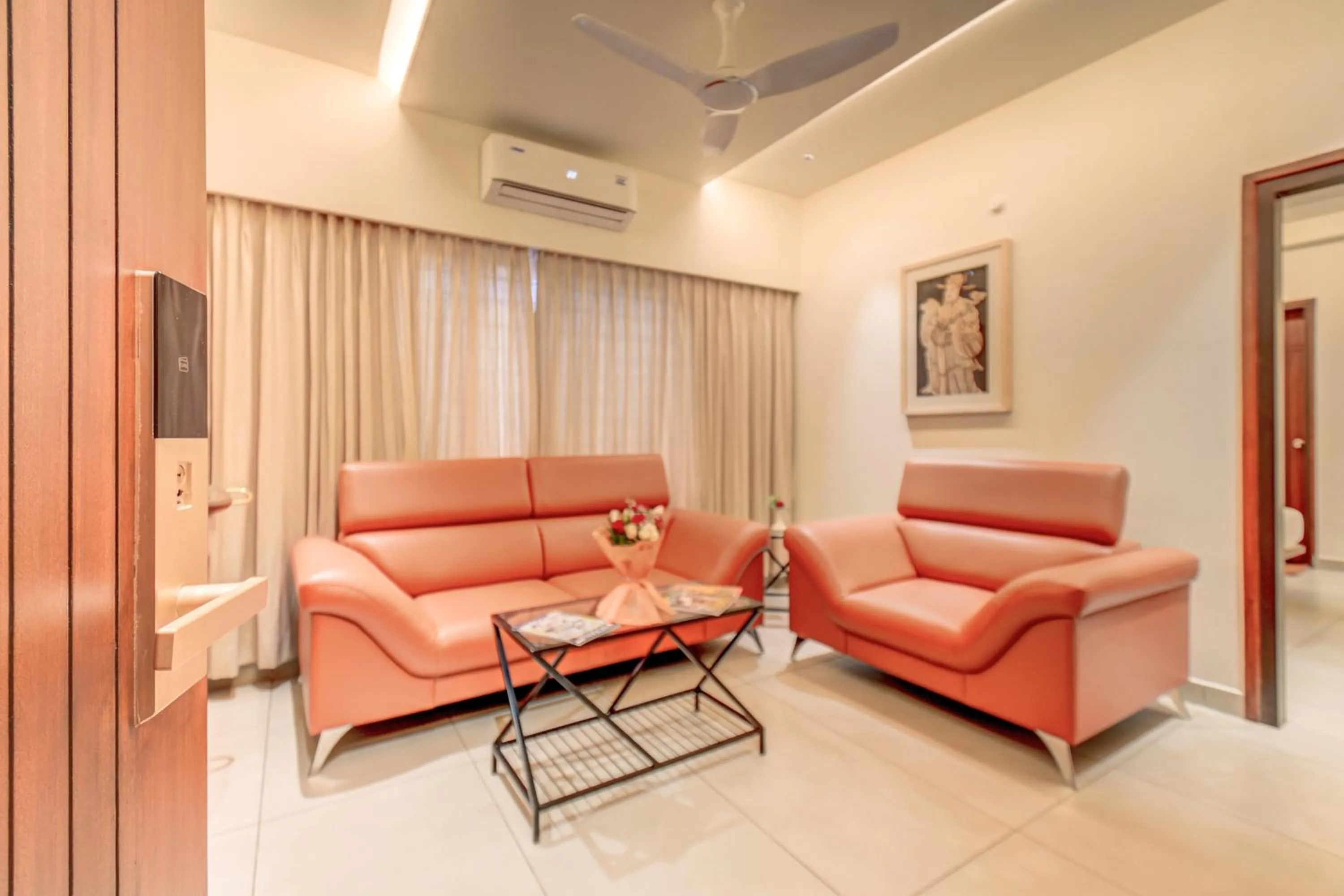 Living room in Hotel Hari Govindas Mysore - Explore the Heart of Mysore