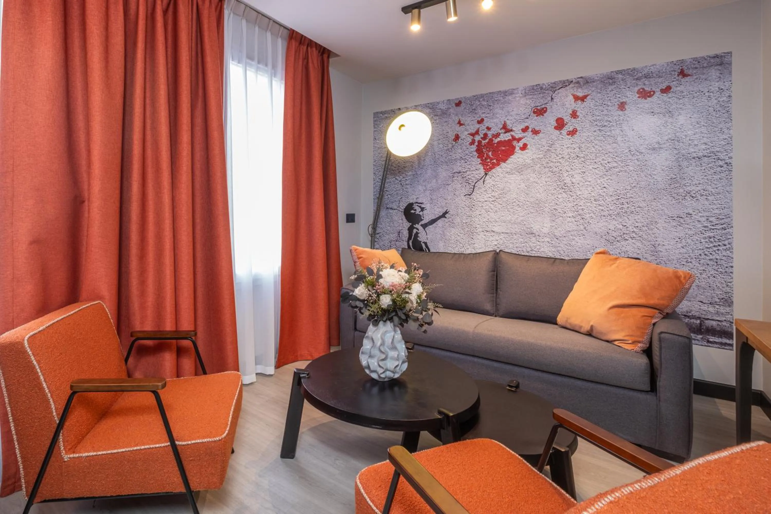 Living room in Appart'hôtel East Paris Suite