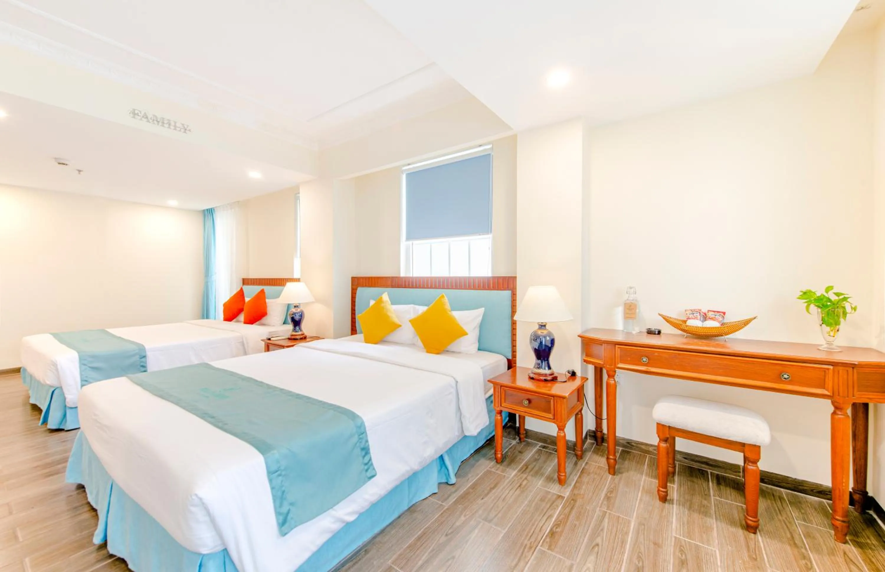 Bed in Pavillon Garden Hotel