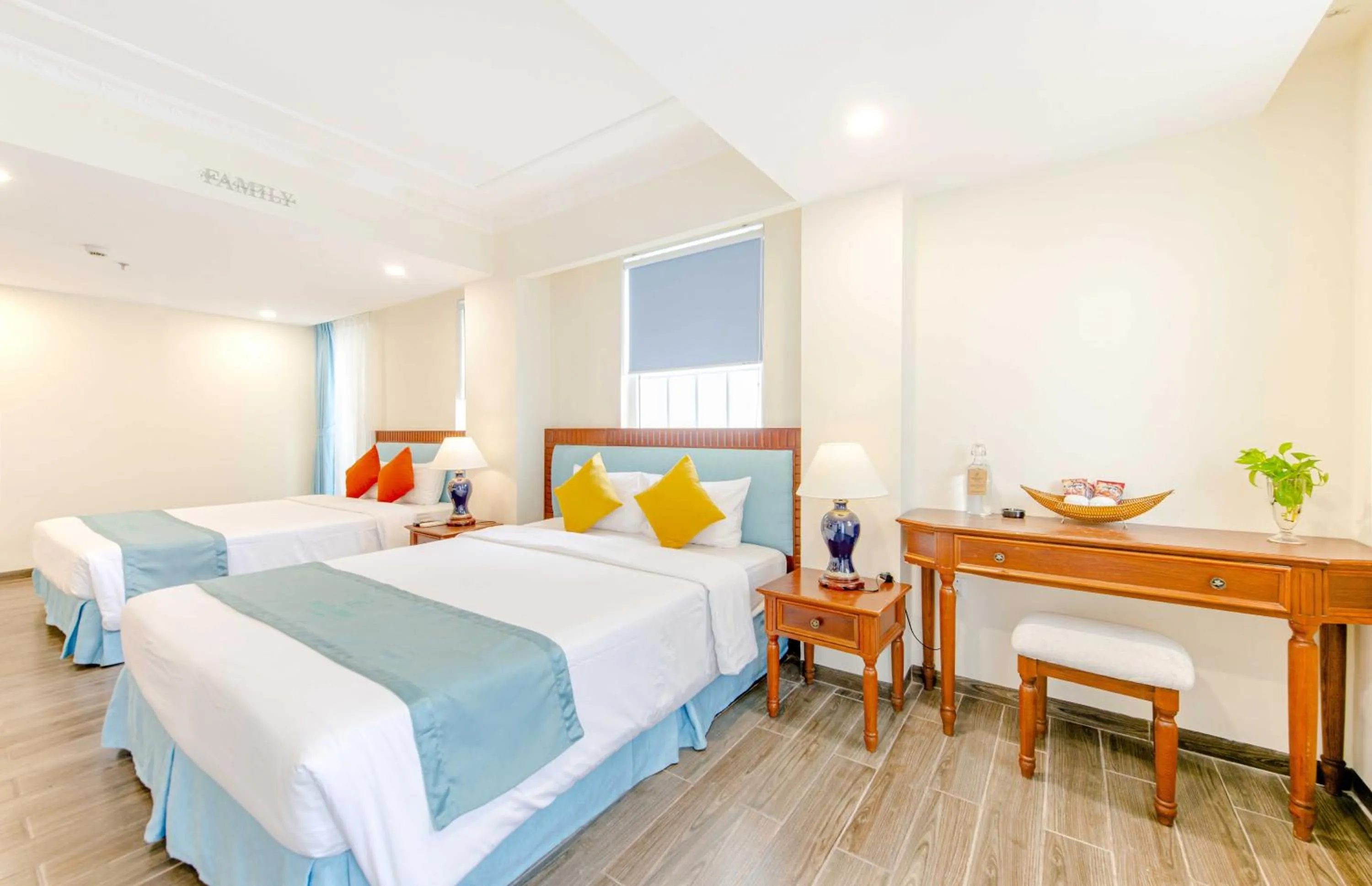 Bed in Pavillon Garden Hotel