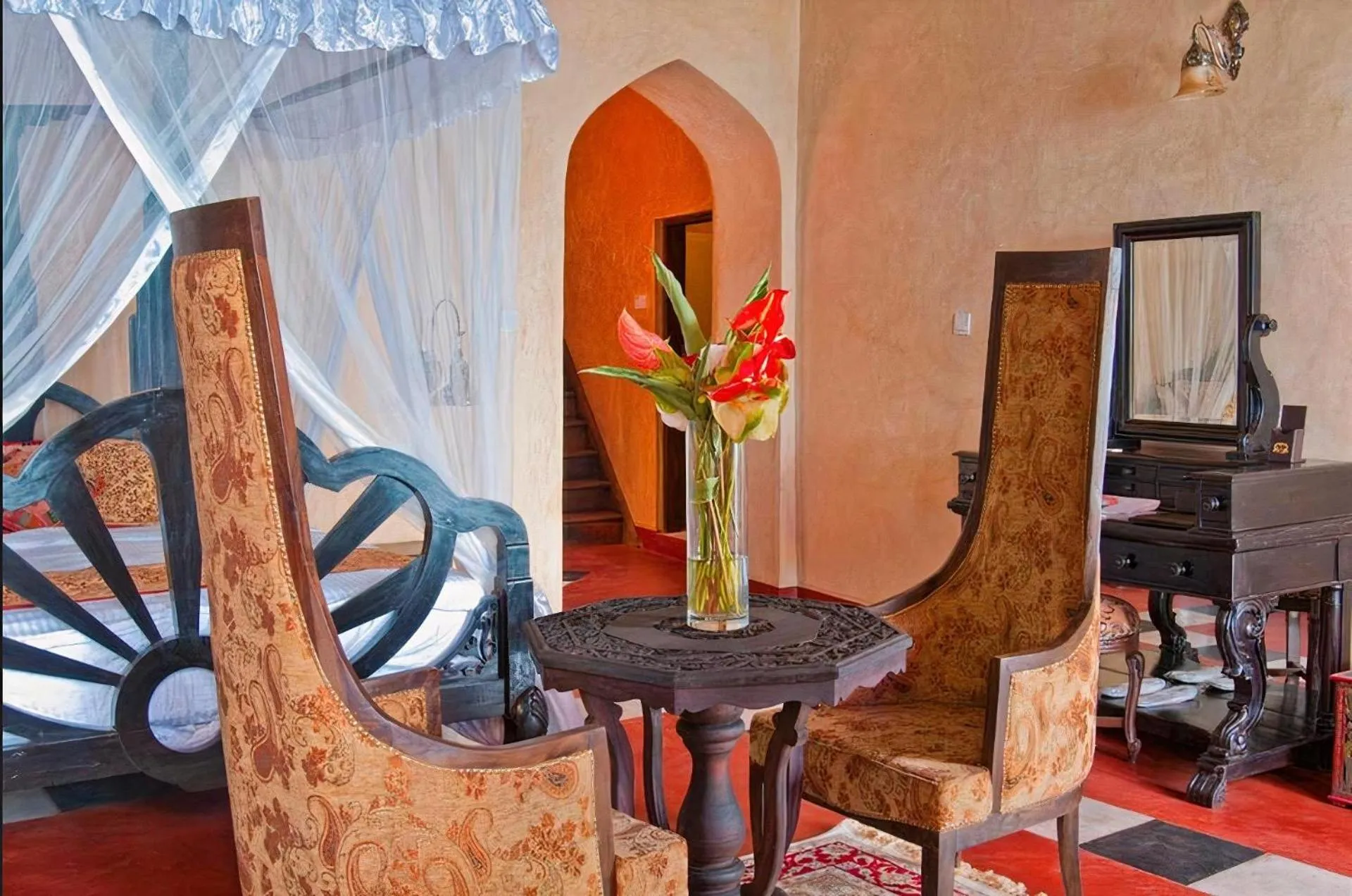 Living room in Mizingani Seafront Hotel