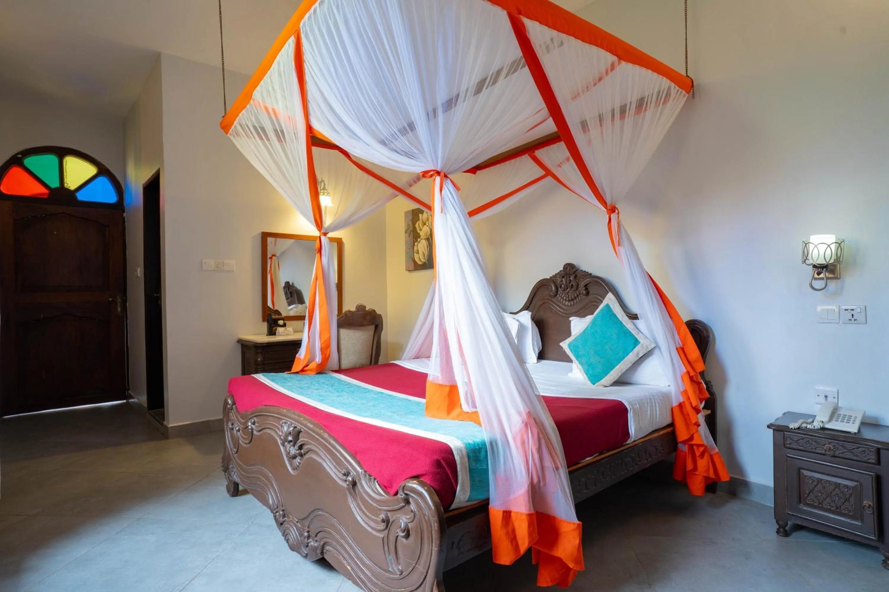 Bed in Mizingani Seafront Hotel