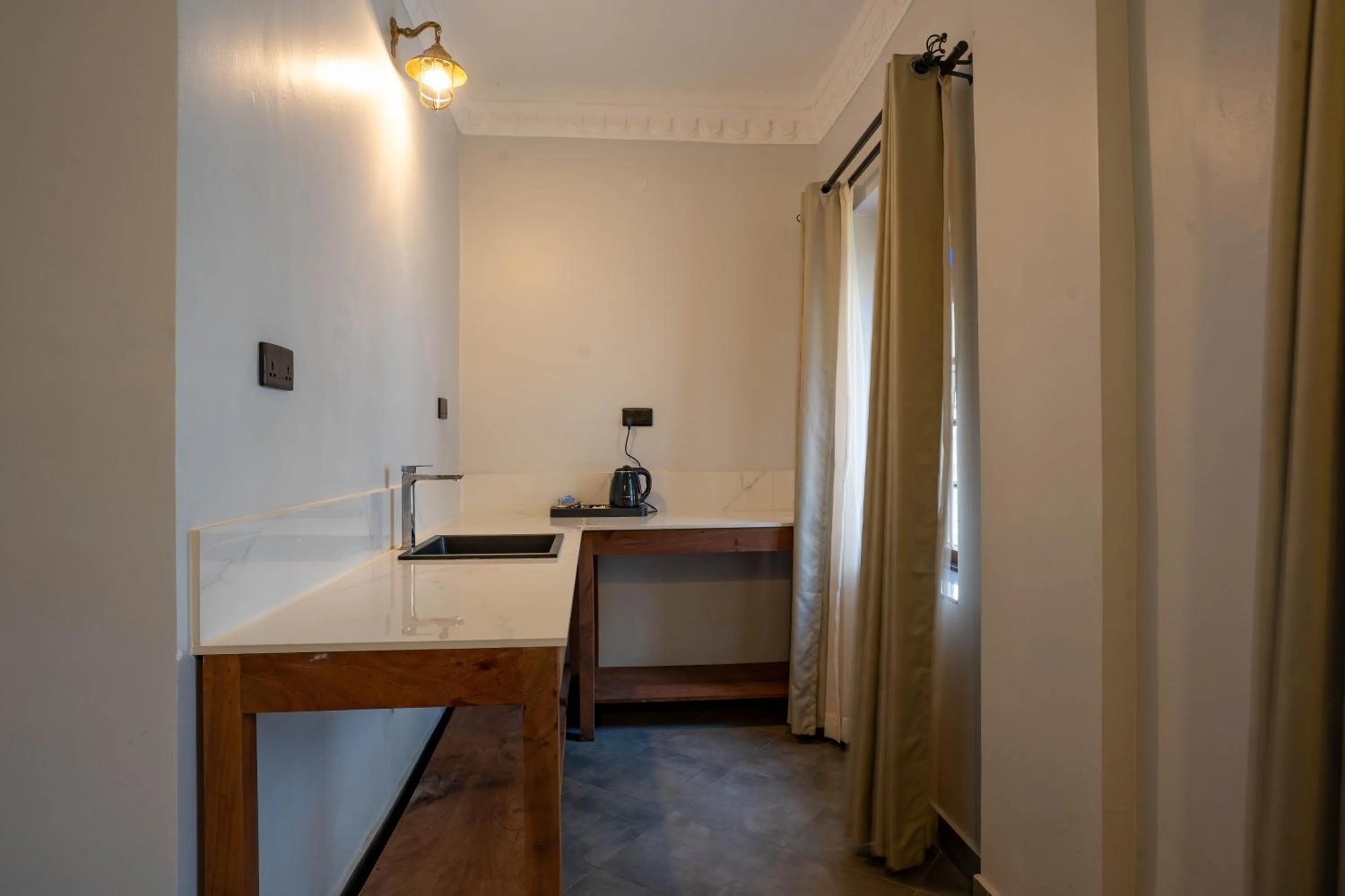 kitchen in Mizingani Seafront Hotel