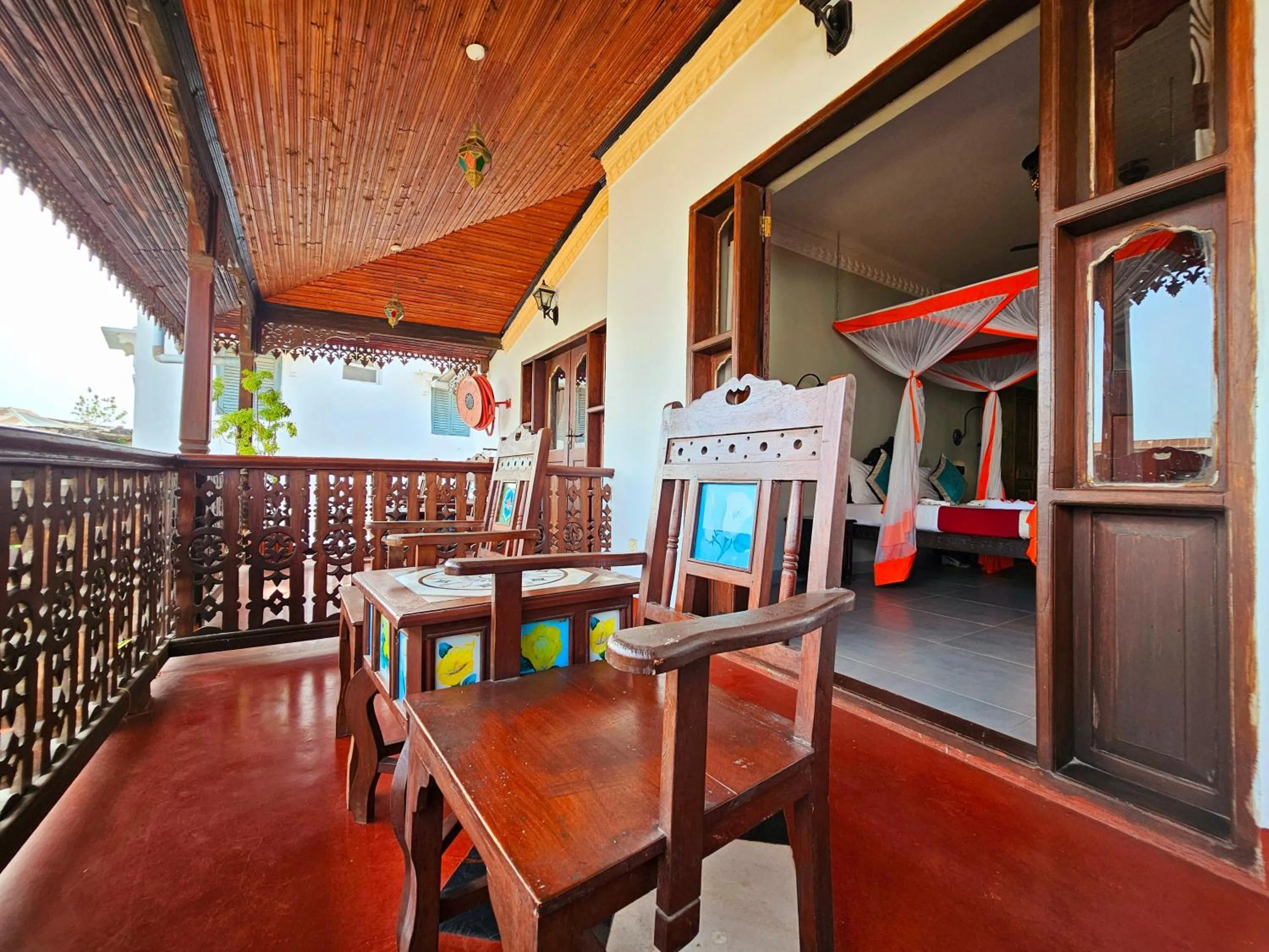 Balcony/Terrace in Mizingani Seafront Hotel