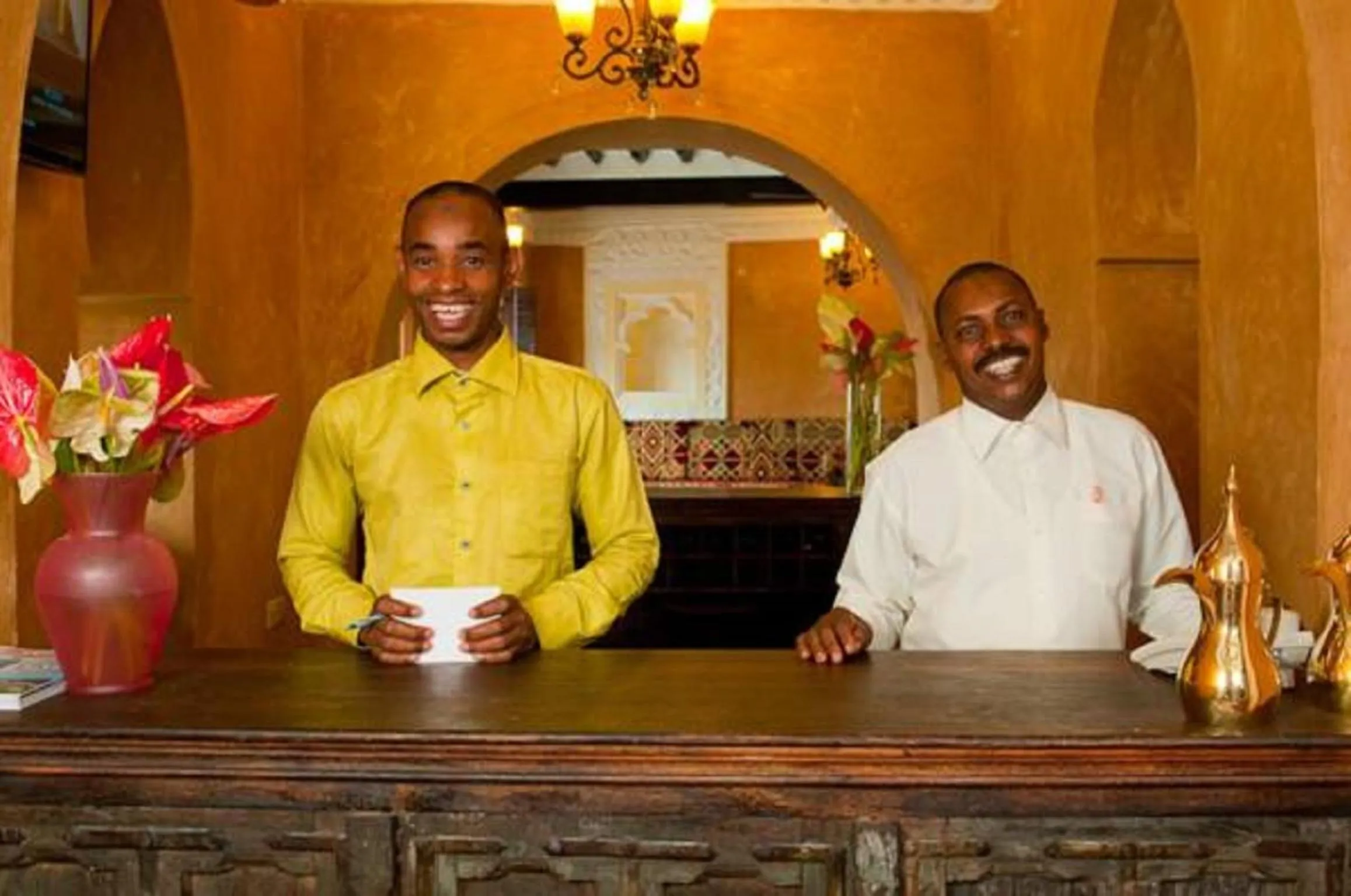 Lobby or reception in Mizingani Seafront Hotel