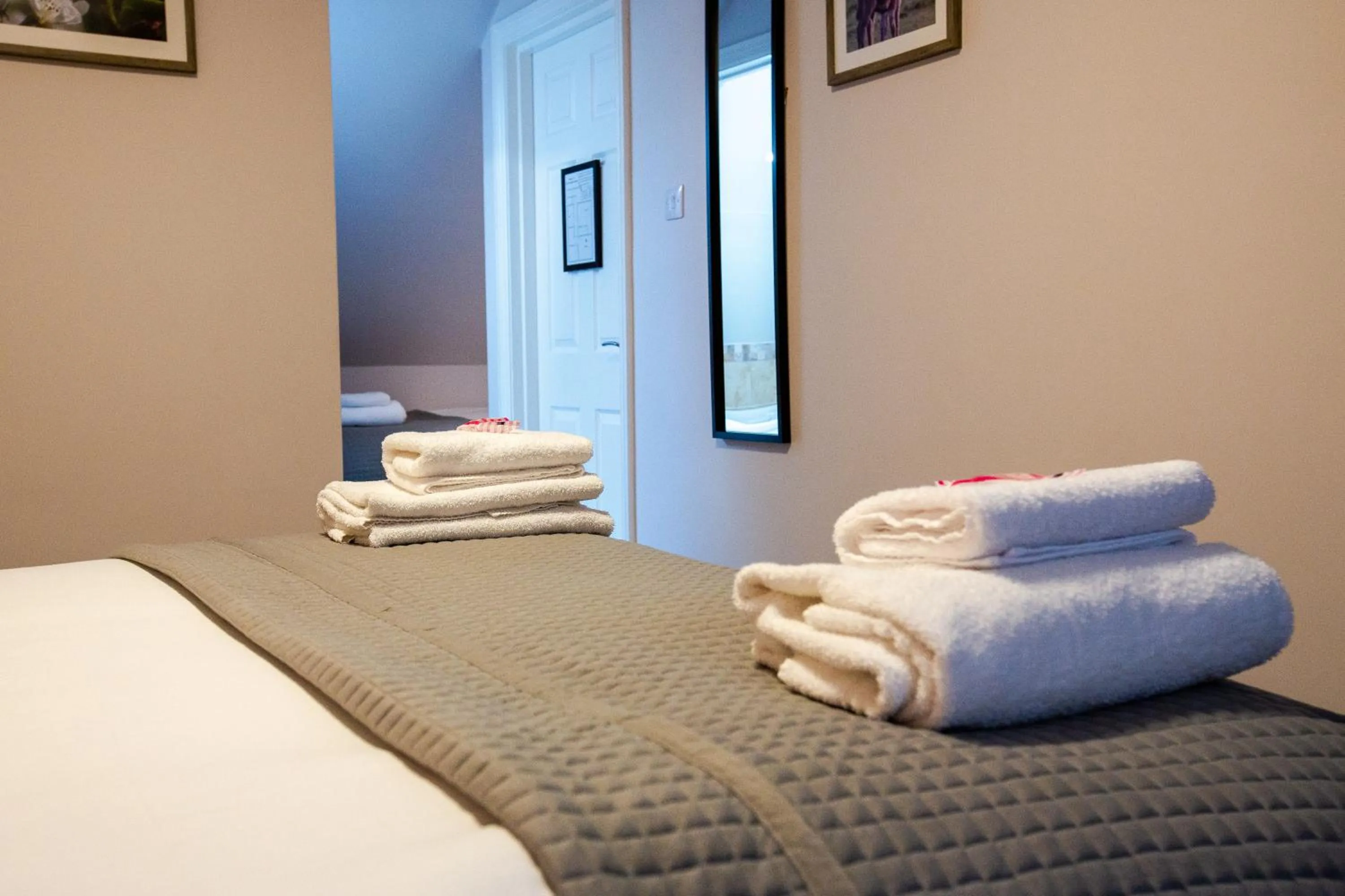 Bed in Woodfalls Inn