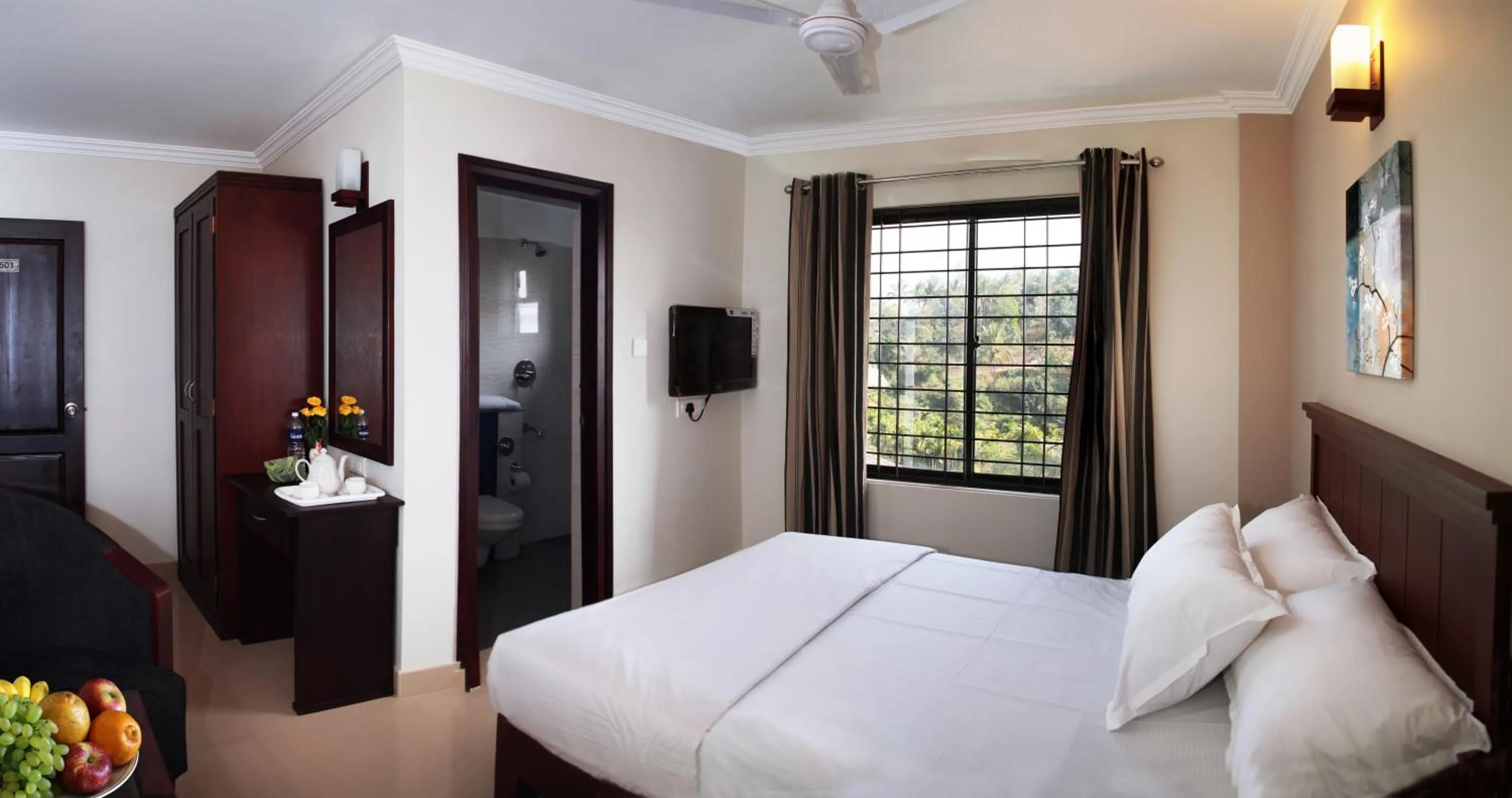 Photo of the whole room, Bed in Century Grand Hotel