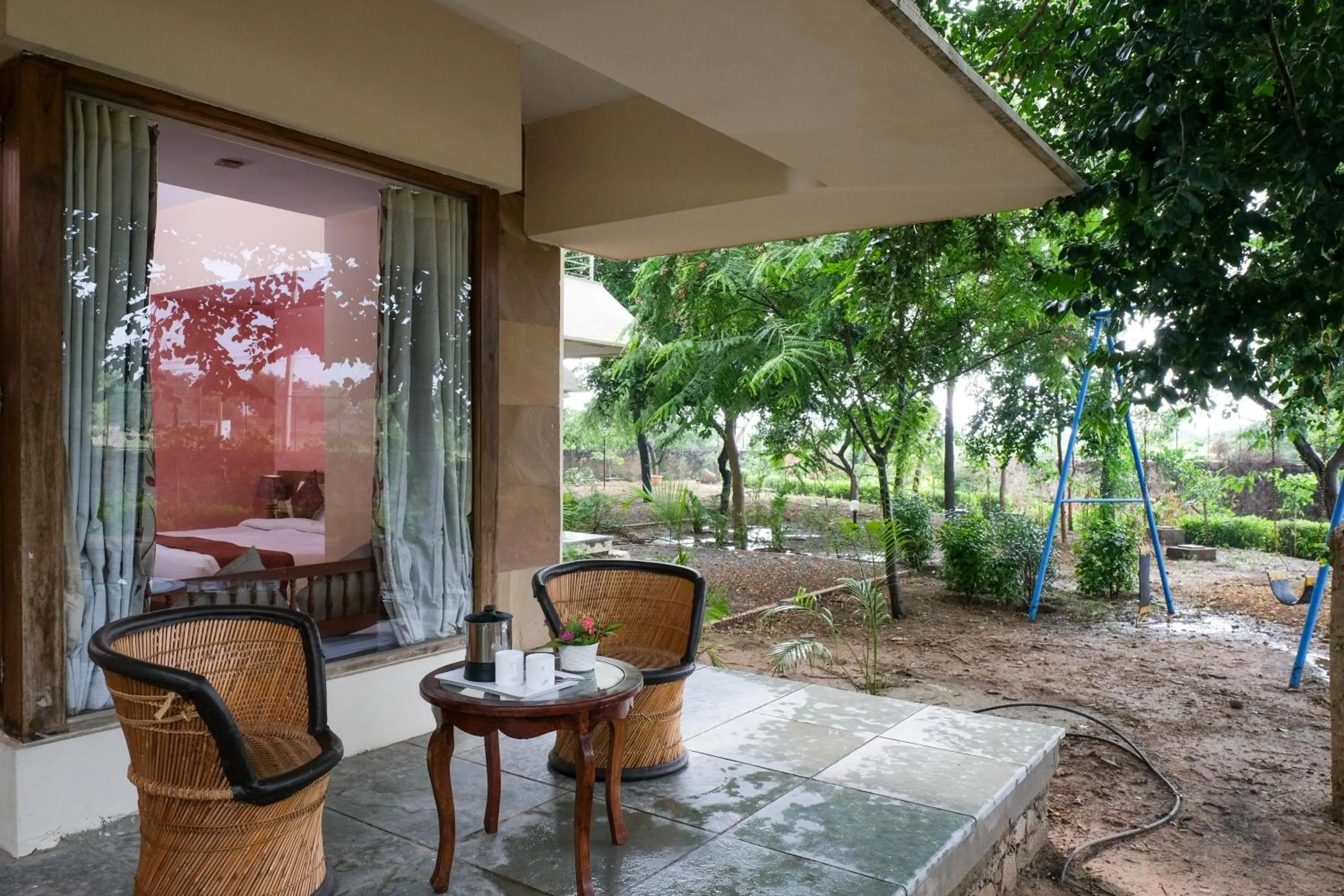 Patio in The Chitvan Resort