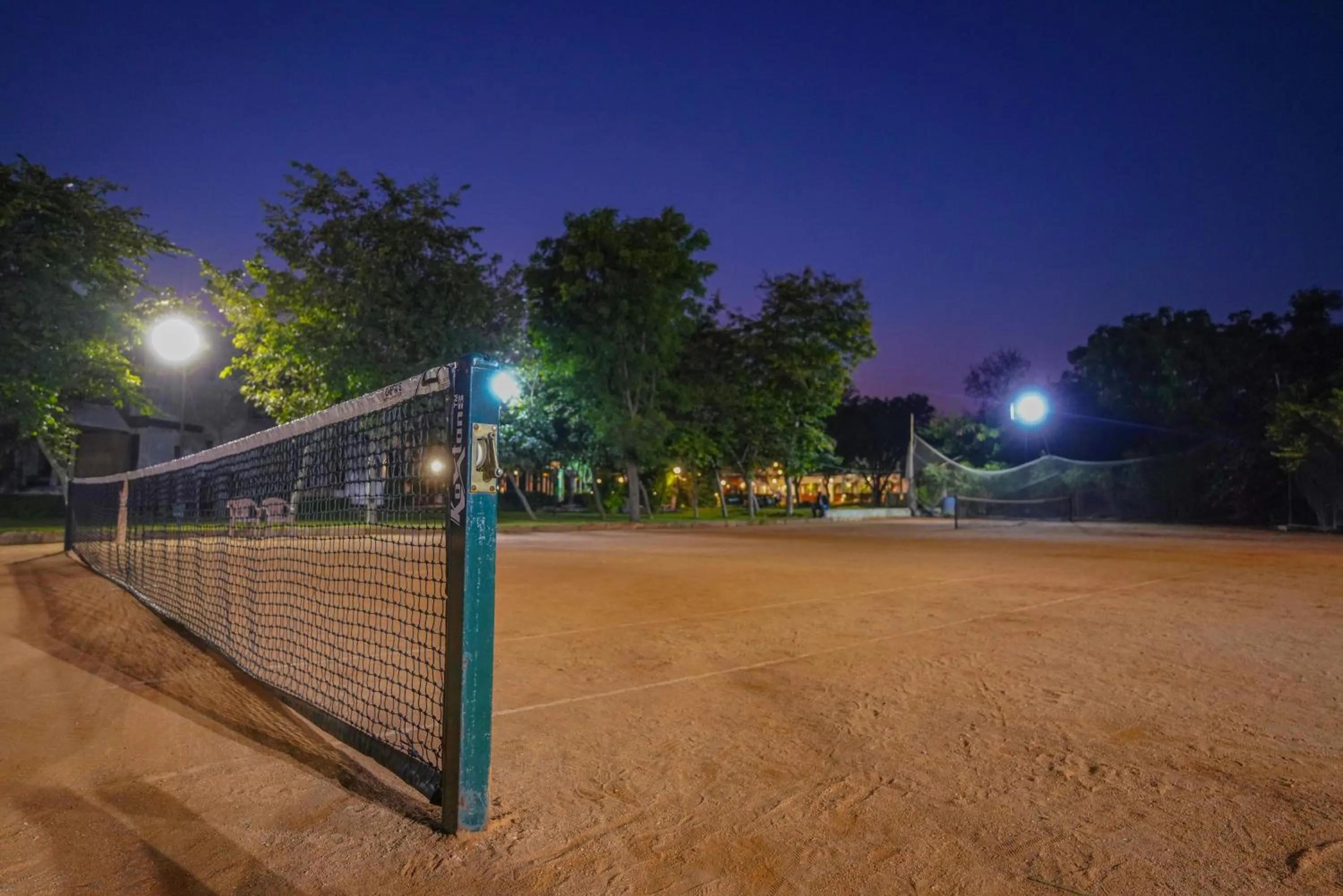 Tennis court in The Chitvan Resort