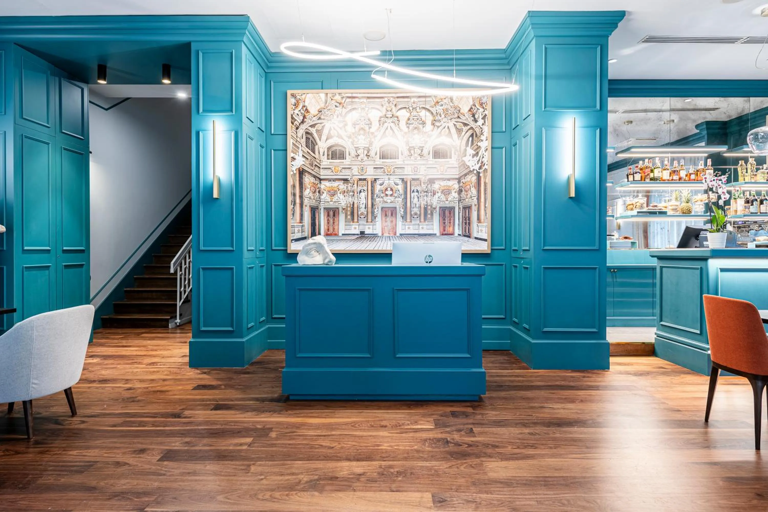 Lobby or reception in Glimpse Hotel